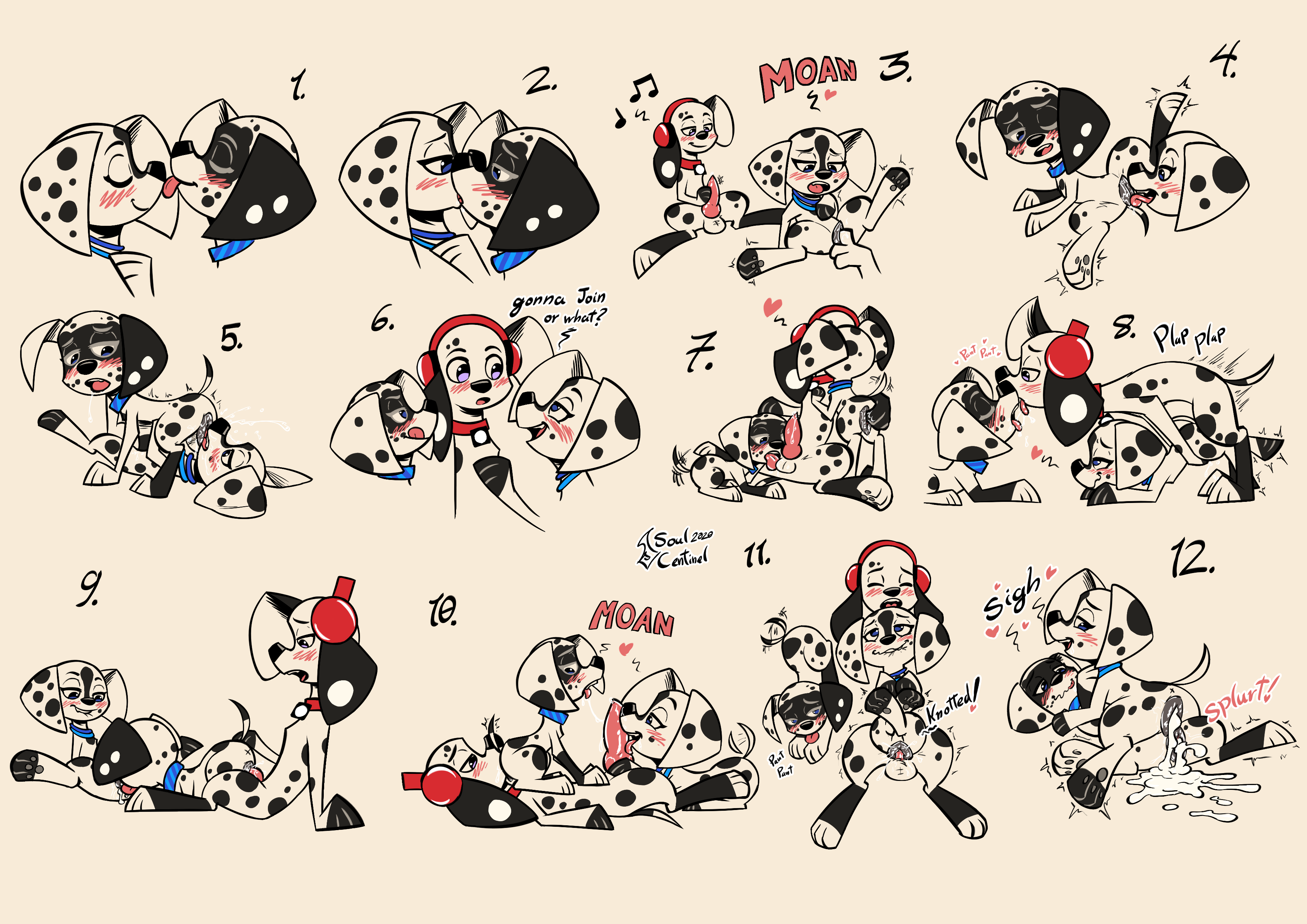 Post Dalmatian Street Dalmatians Comic Dee Dee Dalmatian Dizzy Dalmatian DJ