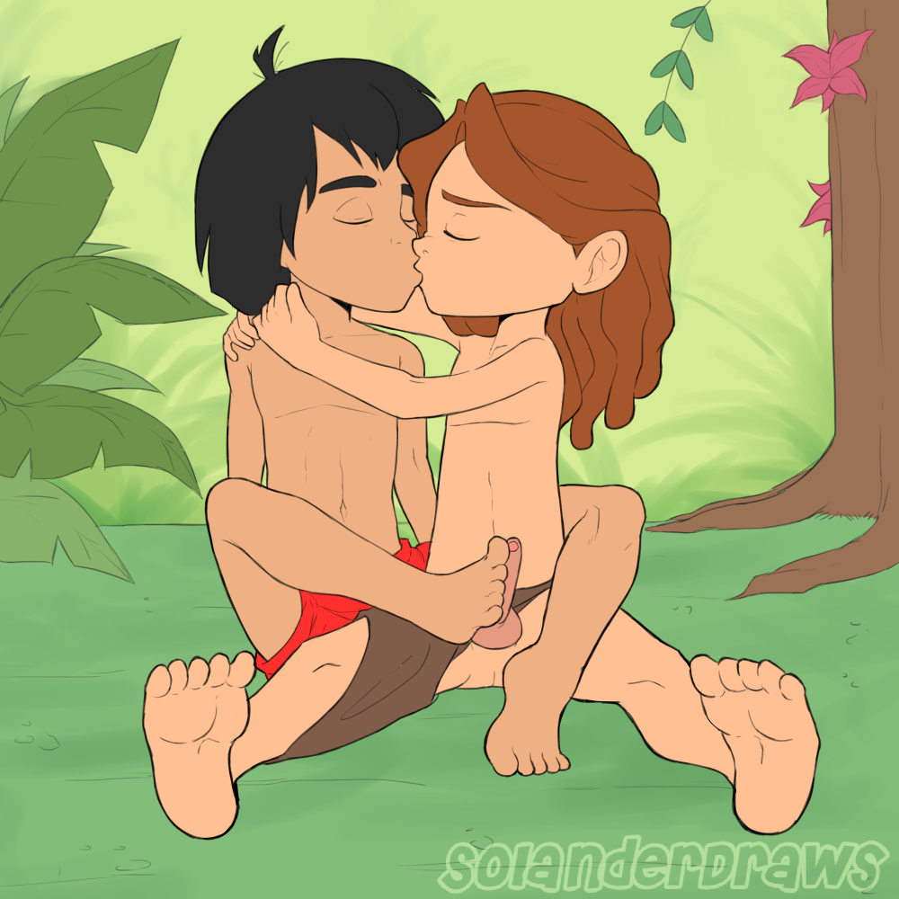 Post 4255595 Crossover Mowgli SolanderDraws Tarzan 1999 Film Tarzan