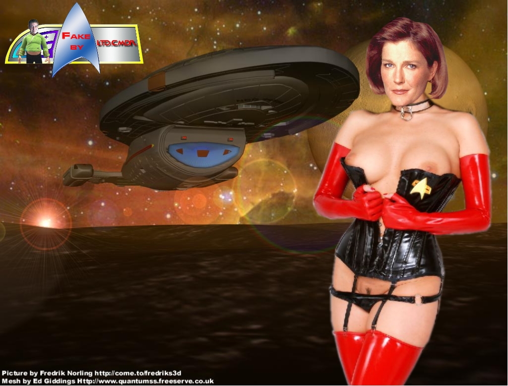 Post 1665768 Fakes Kate Mulgrew Kathryn Janeway LTD CMDR Star Trek