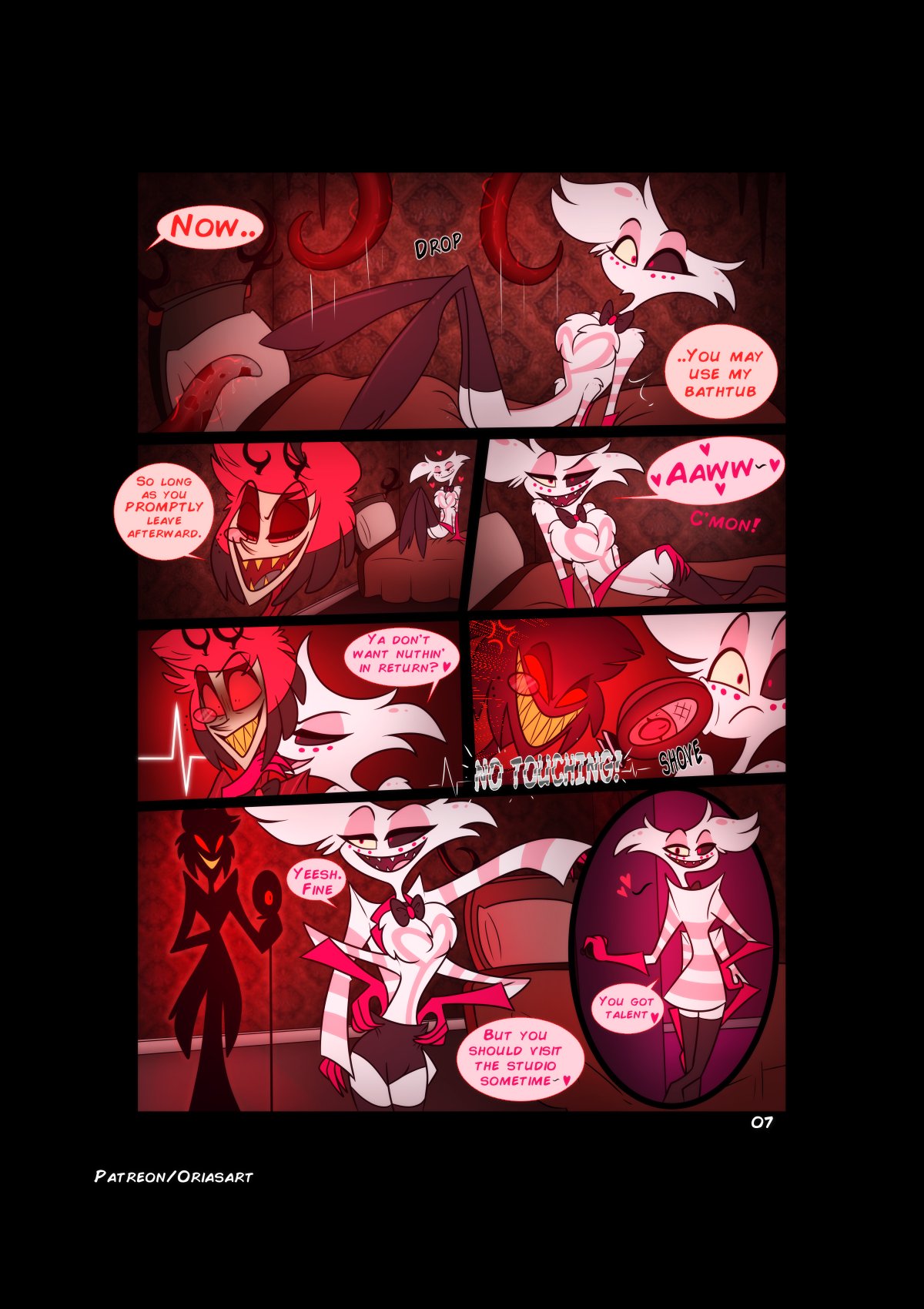 Post Alastor Angel Dust Comic Hazbin Hotel Orias Art