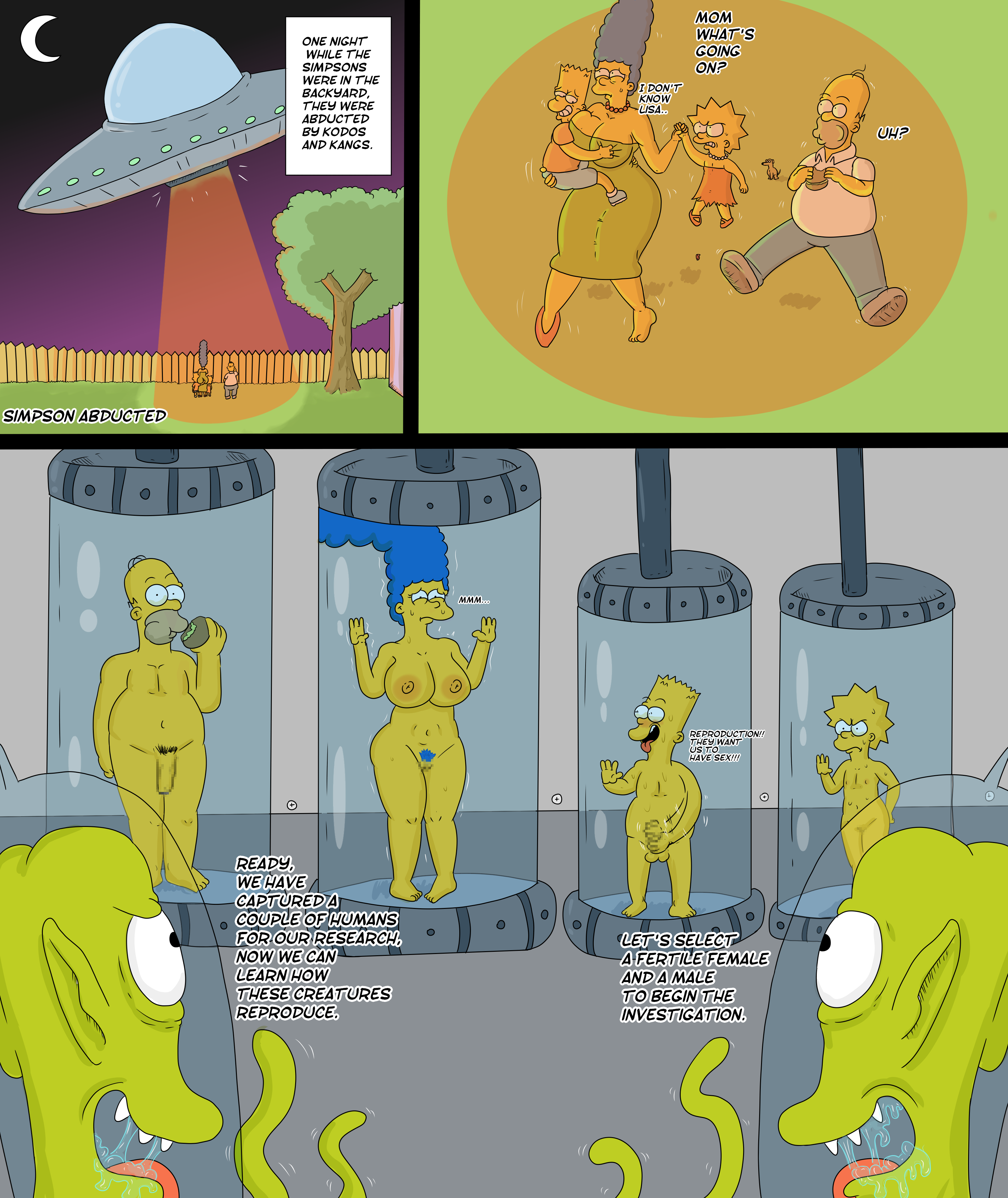 Bart_Simpson Homer_Simpson Kang Kodos Lisa_Simpson Marge_Simpson The_Simpsons Treehouse_of_Horror marecattus