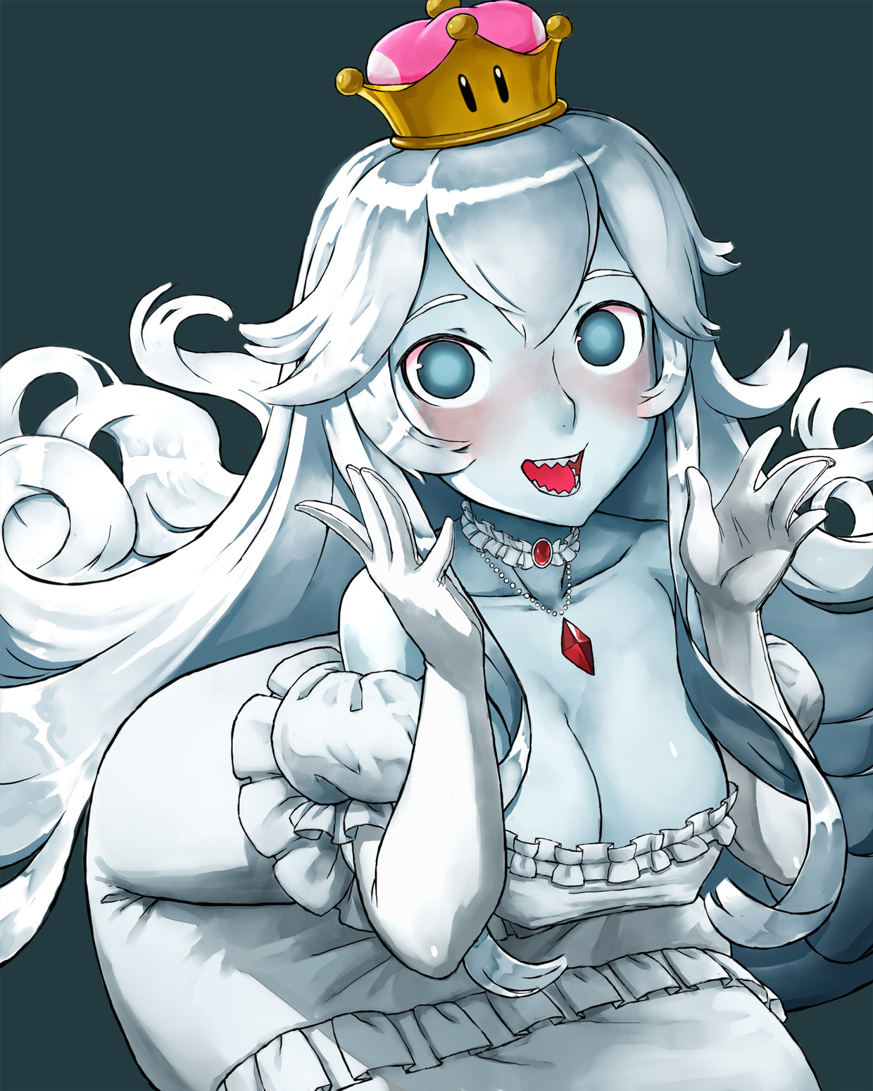 Boosette King_Boo New_Super_Mario_Bros._U_Deluxe Rule_63 Super_Crown Super_Mario_Bros. haraya