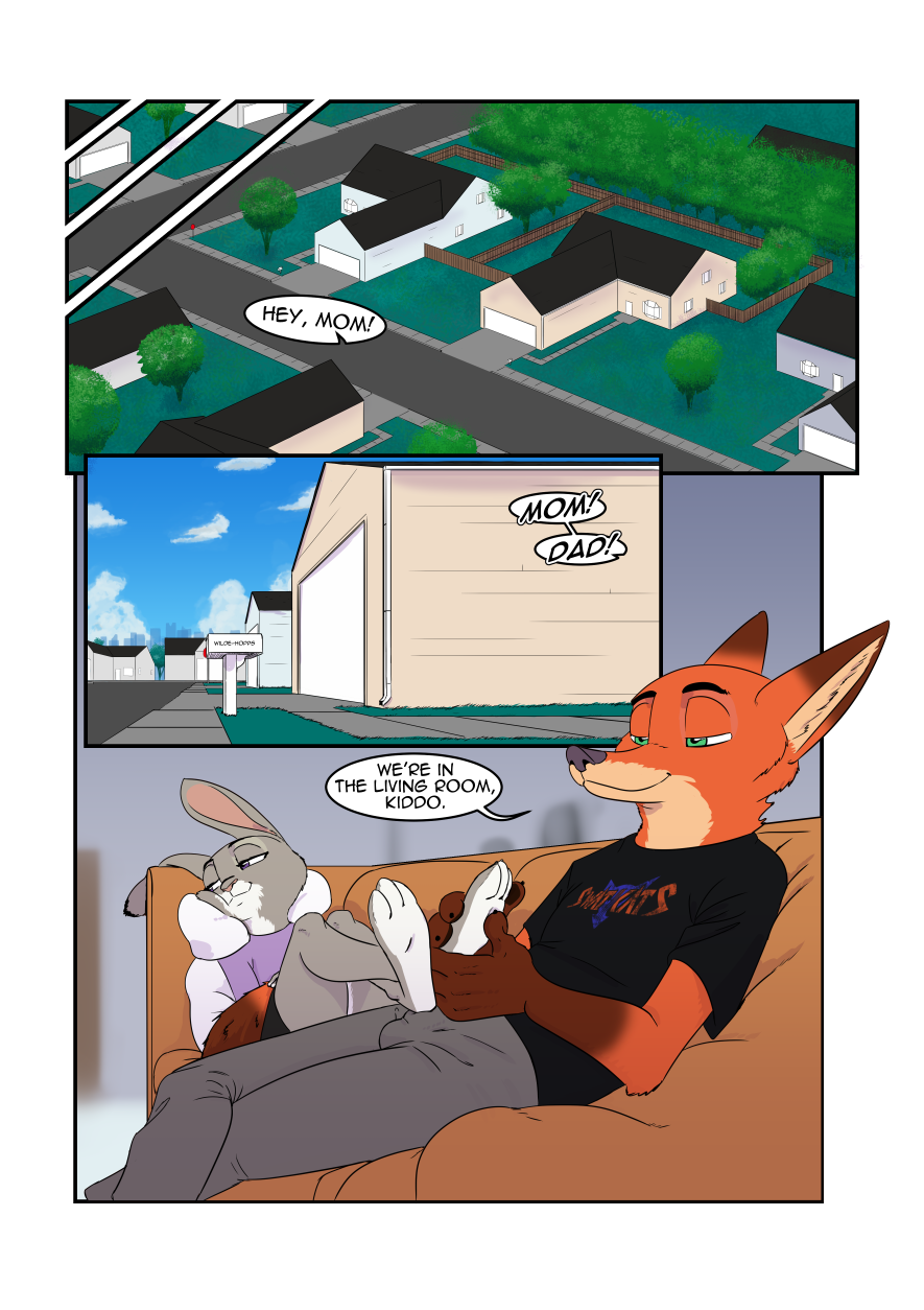 Akiric Judy_Hopps Nick_Wilde Zootopia comic