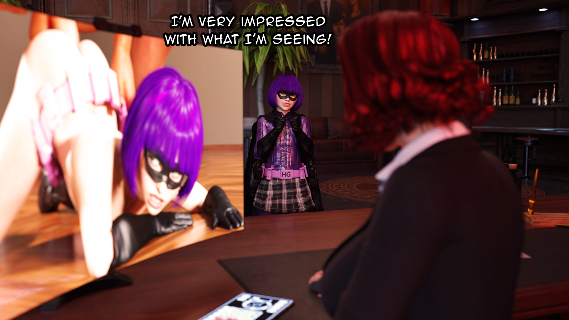 Black_Widow Hit-Girl Kick-Ass Marvel TunnoFun crossover