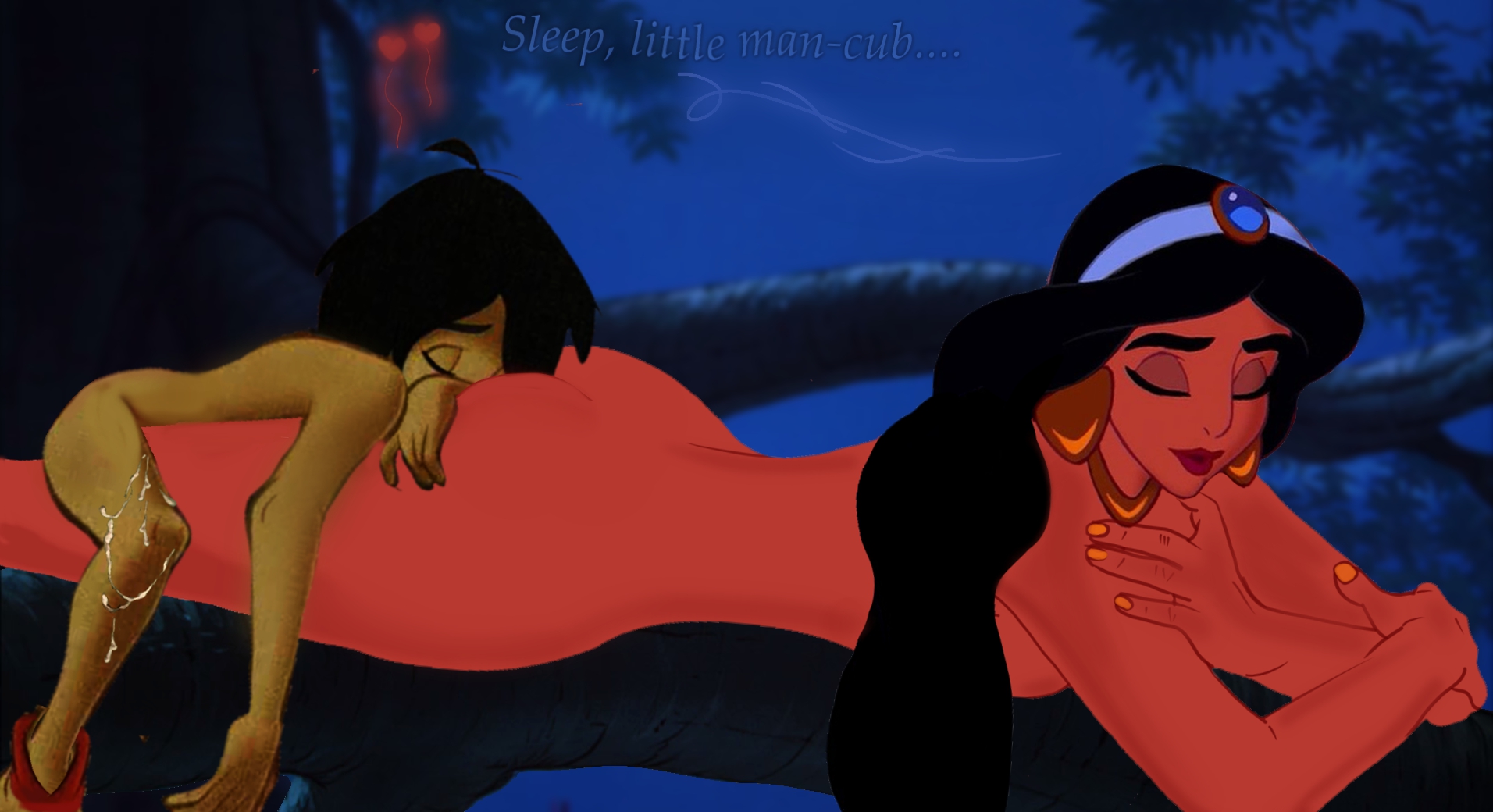 Post 3103270 Aladdinseries Crossover Edit Jasmine Mowgli Thejunglebook 5922