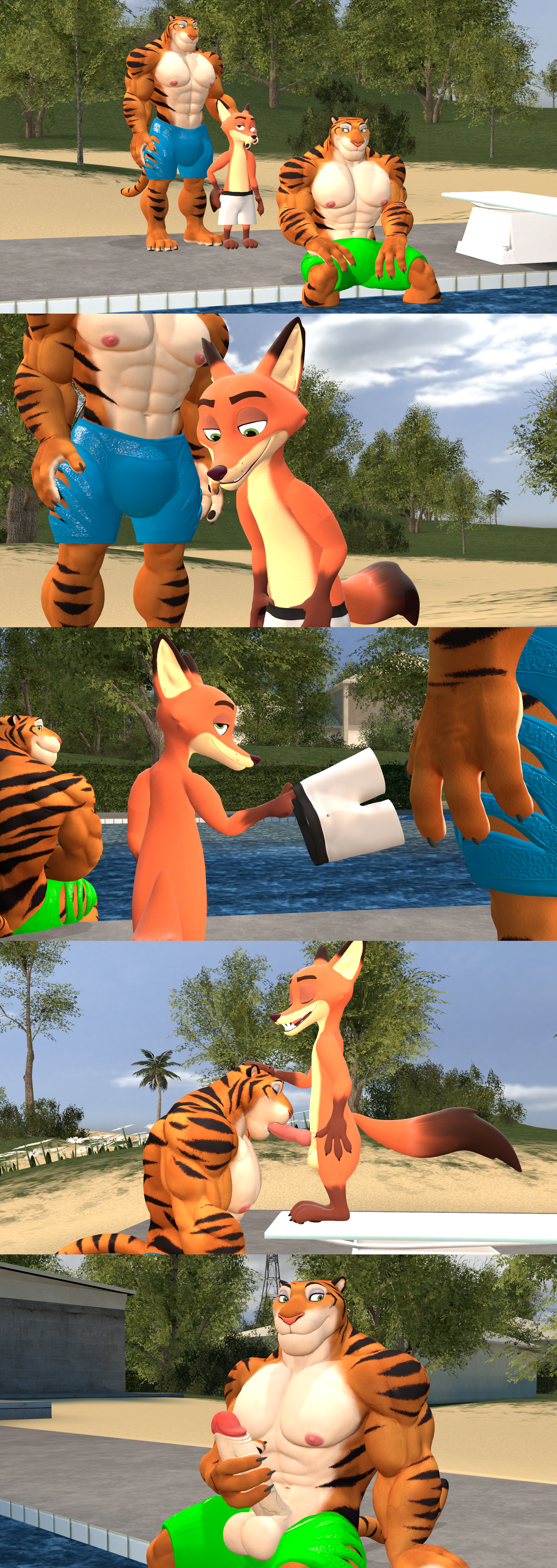 Nick_Wilde PapaDragon69 Tiger_Dancer Zootopia comic