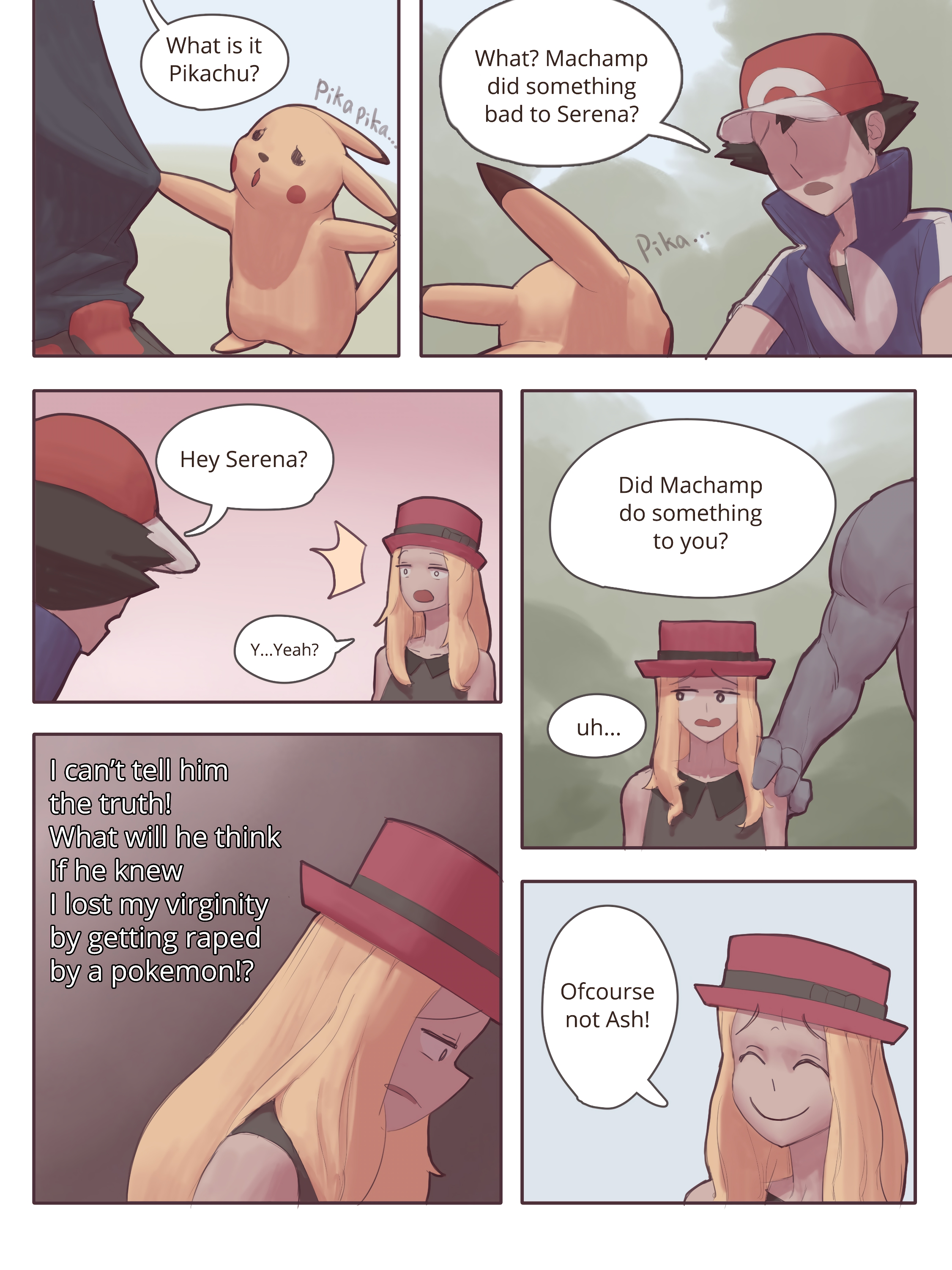 Post 4624001 Ashketchum Comic Machamp Pikachu Porkyman Porkymanxandy Serena Wjs07 