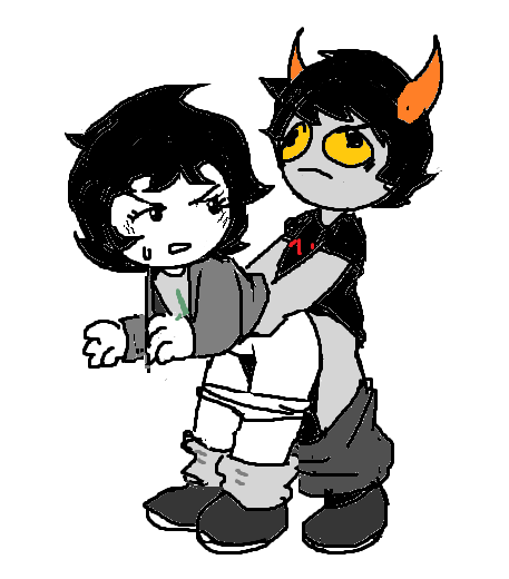 Post 3007838 Hiveswap Homestuck Hushigi Joey Claire Ms Paint Adventures Xefros Tritoh