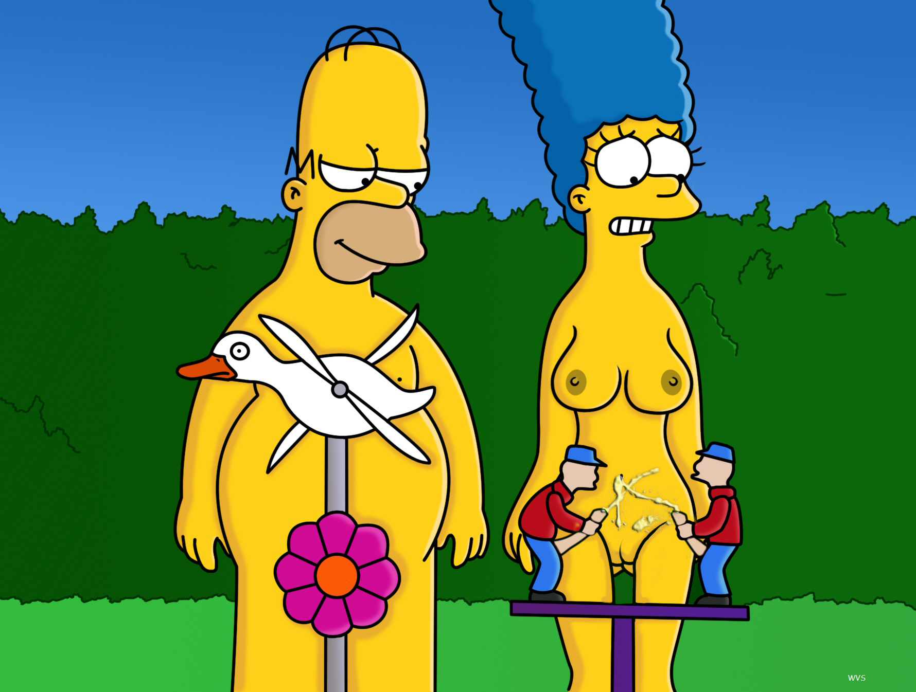 Post 1143427: edit Homer_Simpson Marge_Simpson nekomate14 The_Simpsons