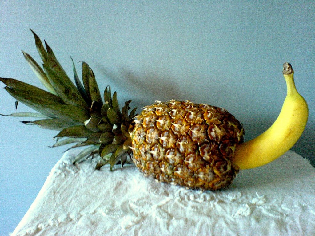 Banana Pineapple food fruit inanimate