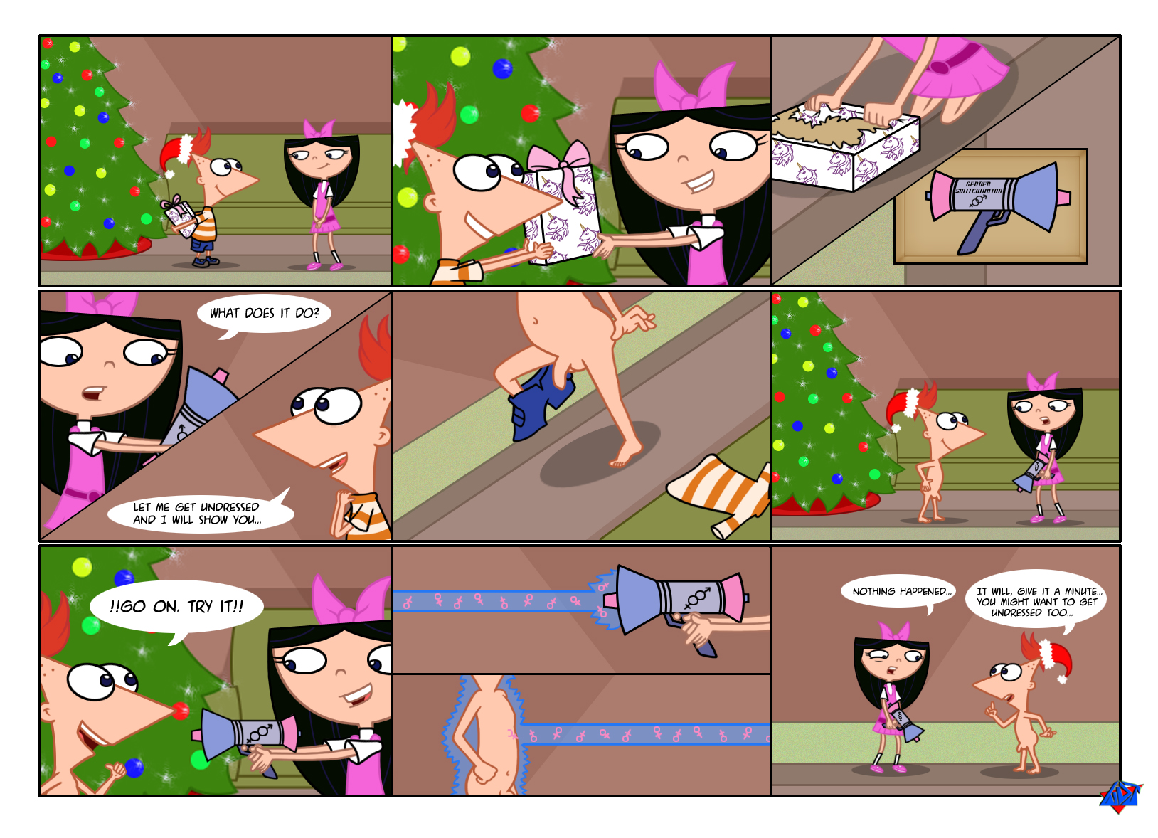 Post 262643 Christmas Isabellagarcia Shapiro Phineasandferb Phineasflynn Rule63 Wdj 