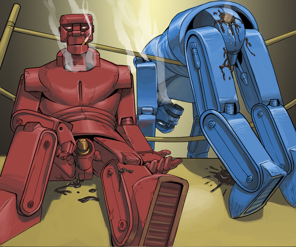 Gay Robot Porn - Post 657379: Beralin blue_bomber inanimate red_rocker  rock'em_sock'em_robots toy