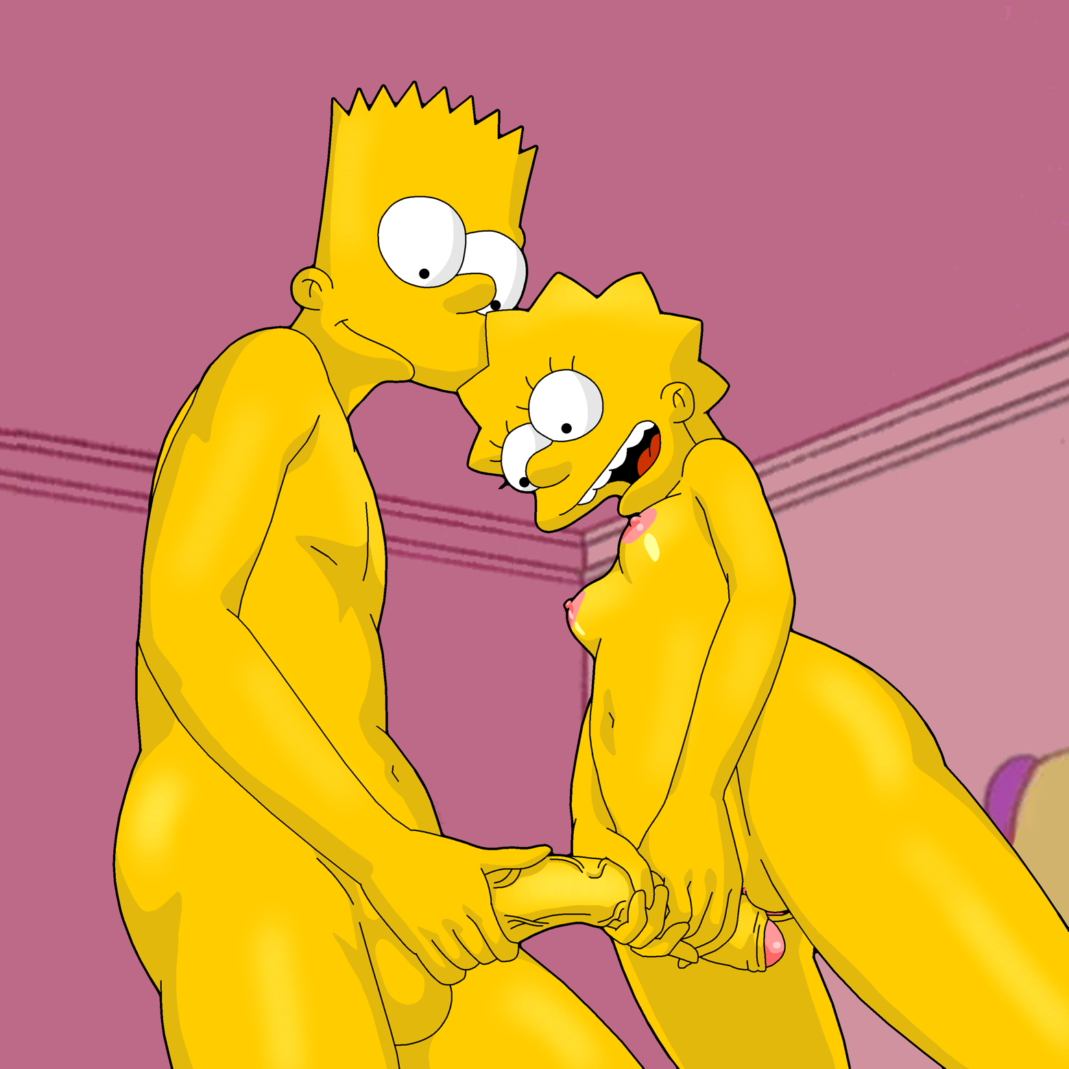 Bart_Simpson Lisa_Simpson The_Simpsons evilweasel