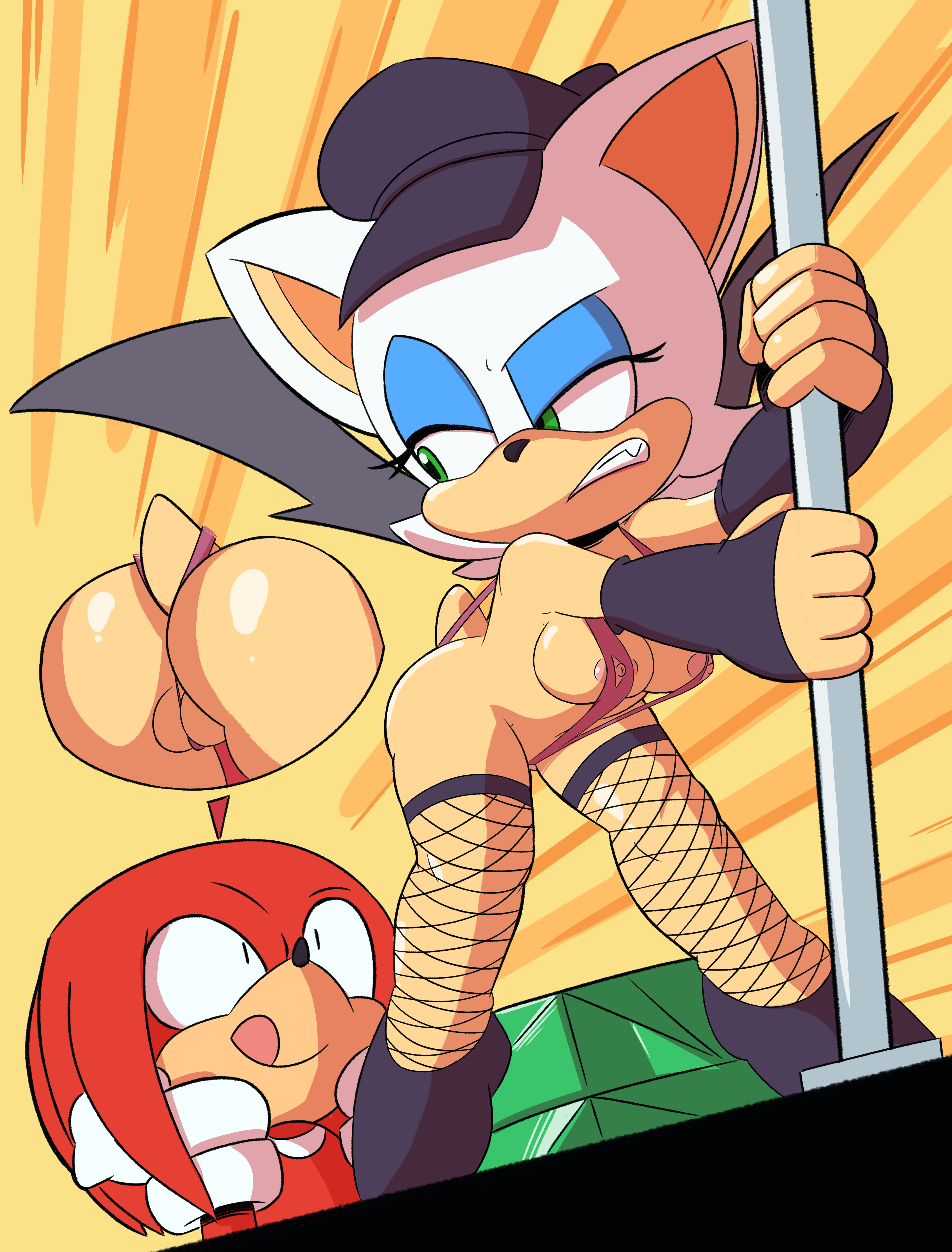 Post 2711865: Knuckles_the_Echidna NiNoEros Rouge_the_Bat  Sonic_the_Hedgehog_(series)