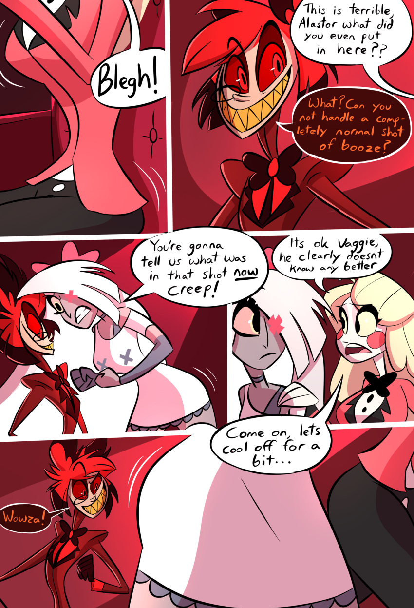 Post 4403423 Alastor Charliemorningstar Comic Emmabrave3 Hazbinhotel Vaggie 6682