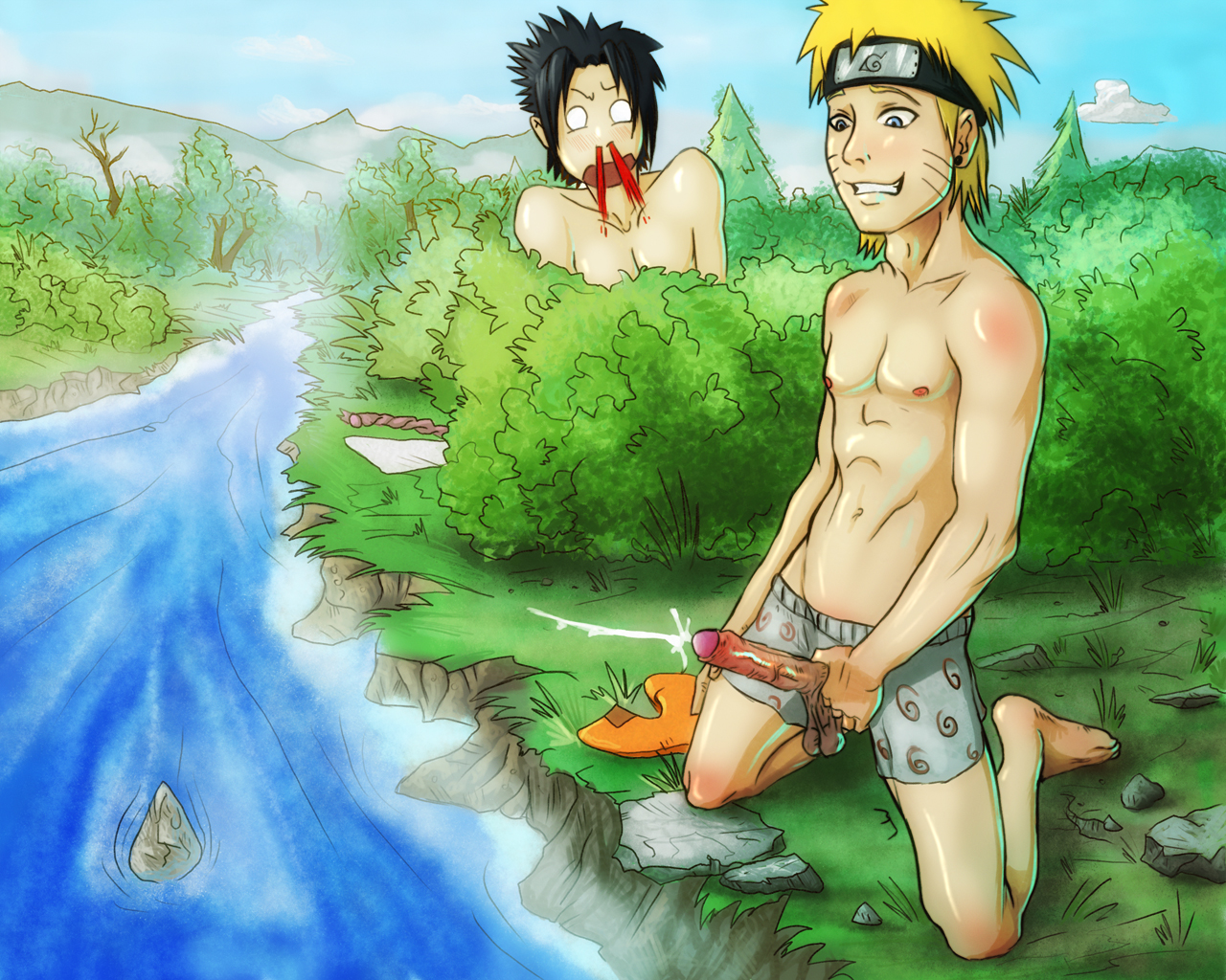 Naruto sasuke naked