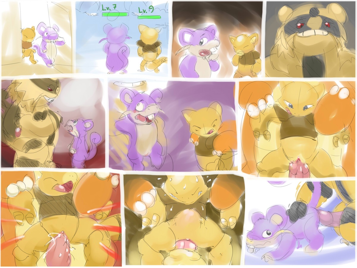 Abra ArgonVile Charizard Electivire Porkyman Rattata