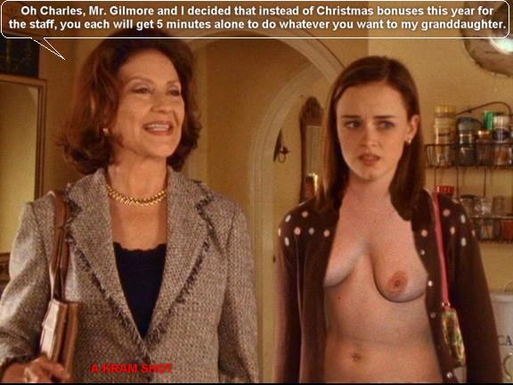 Post A Kram Shot Alexis Bledel Emily Gilmore Fakes Gilmore