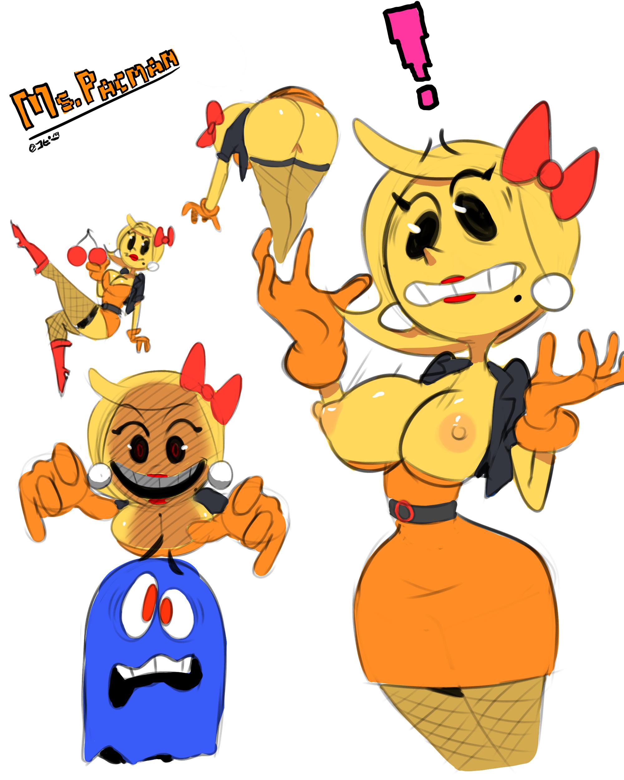 Inky Ms._Pac-Man Pac-Man_(series) thehumancopier