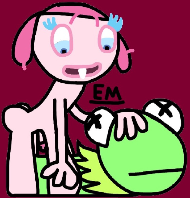 Em_(Cartoonist) Kermit_the_Frog Muppets Sthugar Wonder_Showzen crossover