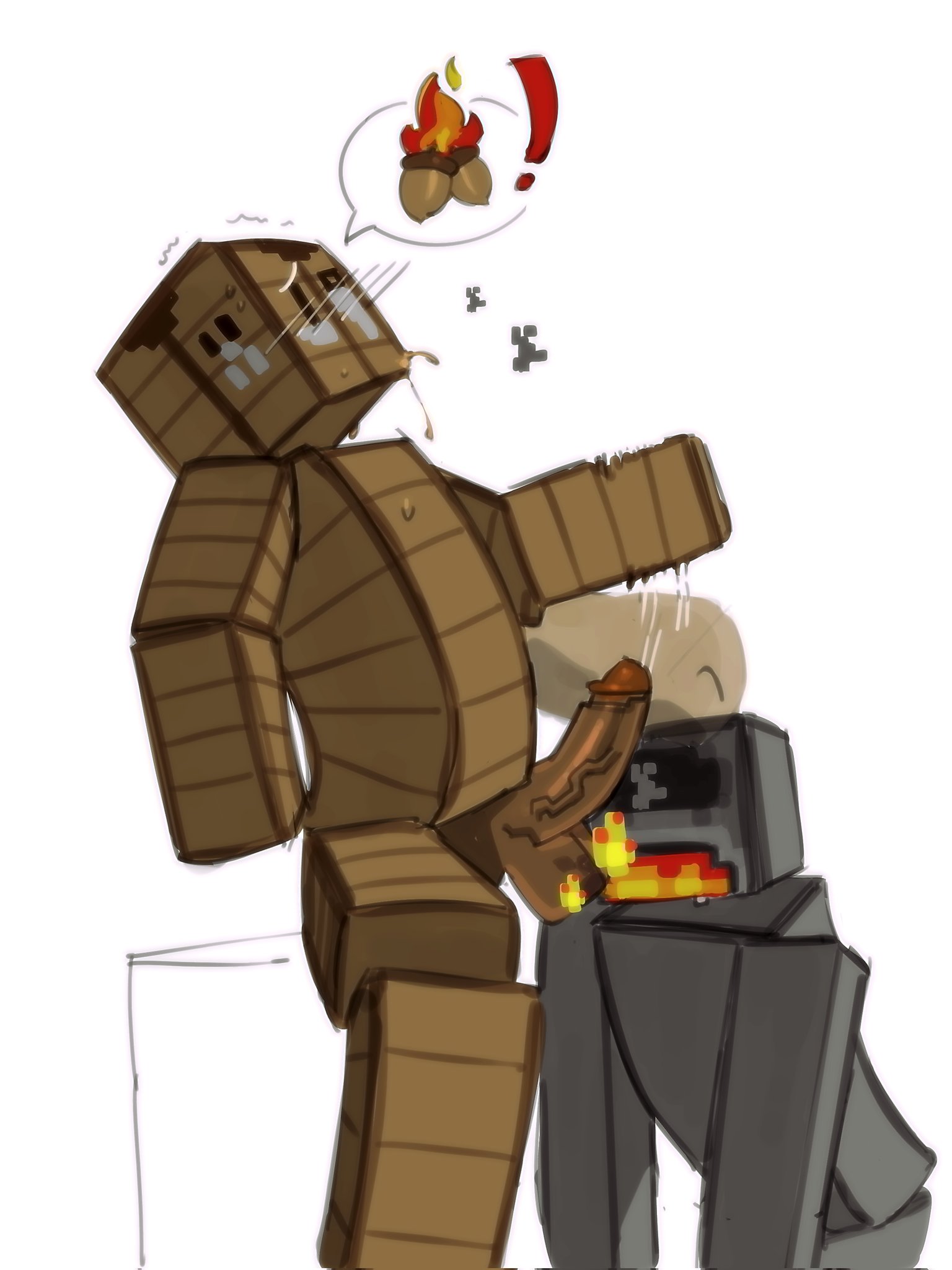 Post 5744379: crafting_table Furnace gijinka kogito Minecraft