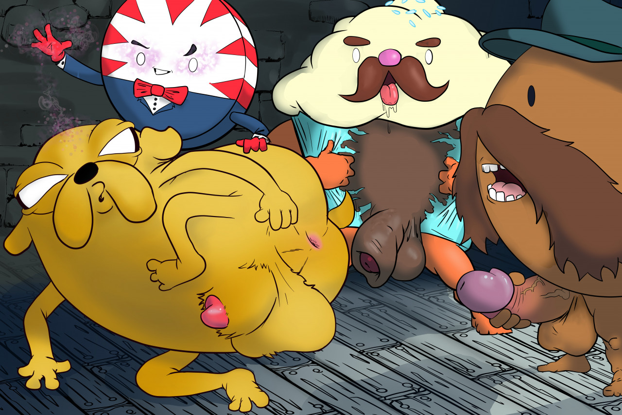 Post 5050464: Adventure_Time grizzlyjack Jake_the_Dog Mr._Cupcake  Peppermint_Butler Starchy