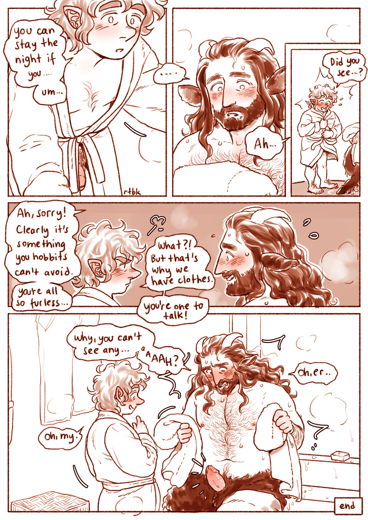 Post 4546818 Bilbobaggins Comic Rutobuka Thehobbit Thelordoftherings Thorinoakenshield 