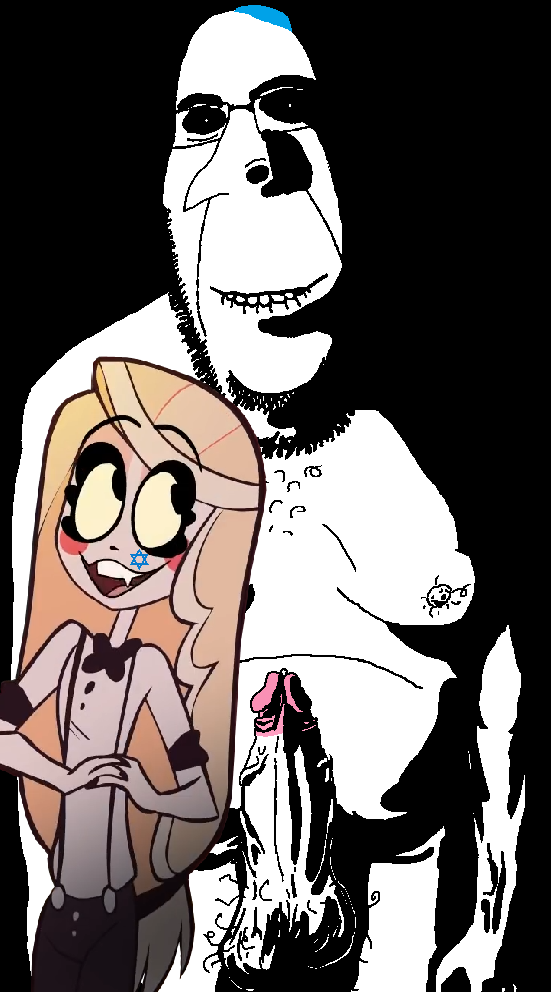 Post 5626577 Charliemorningstar Cobsen Edit Hazbinhotel Meme Soyjak Wojak