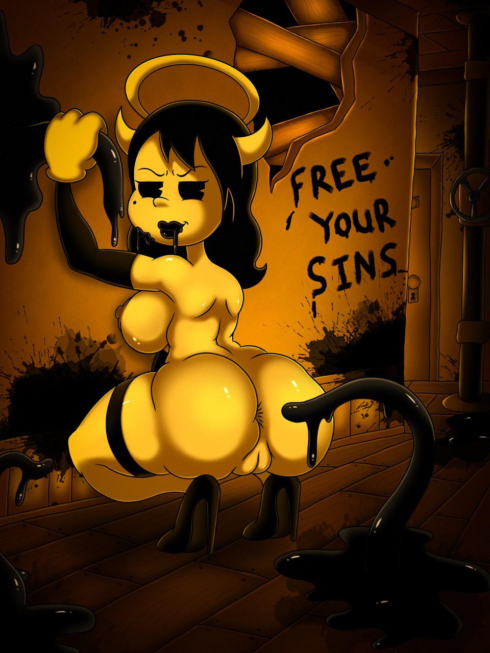 Bendy and the ink machine alice porn