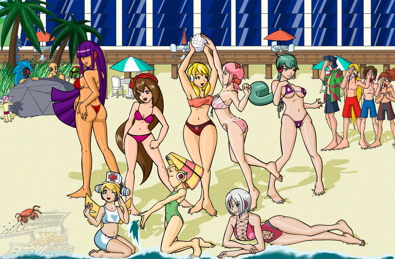 7 Naked Ladies at the Beach Porn Pic - EPORNER