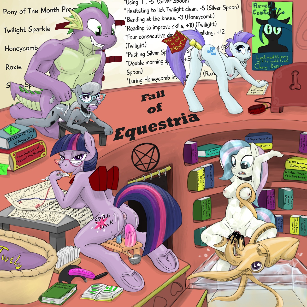 Post 1173498: Friendship_is_Magic My_Little_Pony Silver_Spoon Smudge_Proof  Spike Twilight_Sparkle
