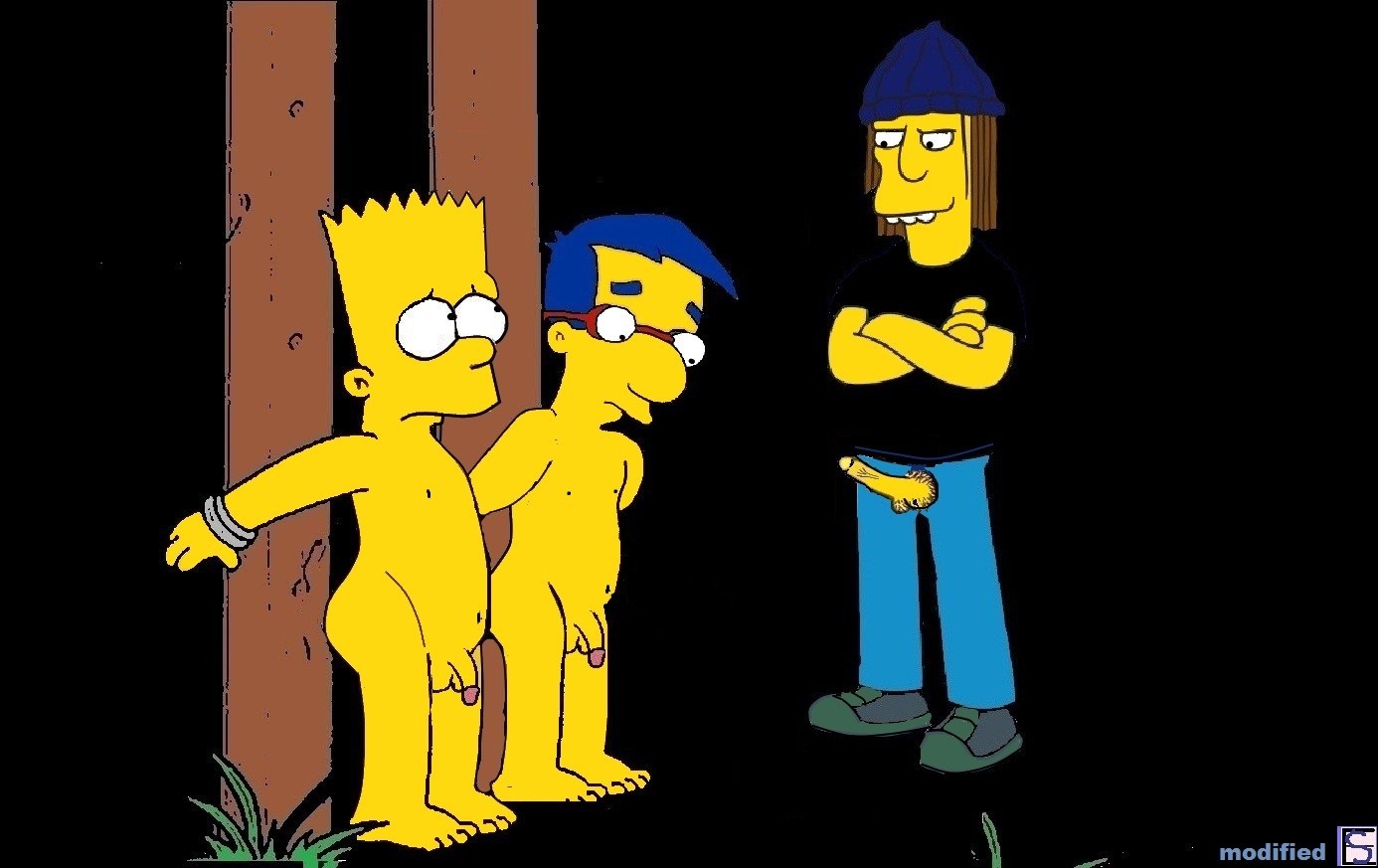 Post 1452568 Bart Simpson Jimbo Jones Milhouse Van Houten The Simpsons