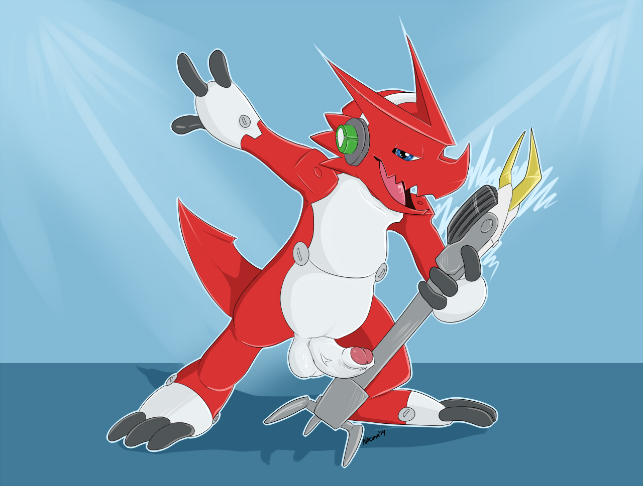 Digimon Naoma-Hiru Shoutmon