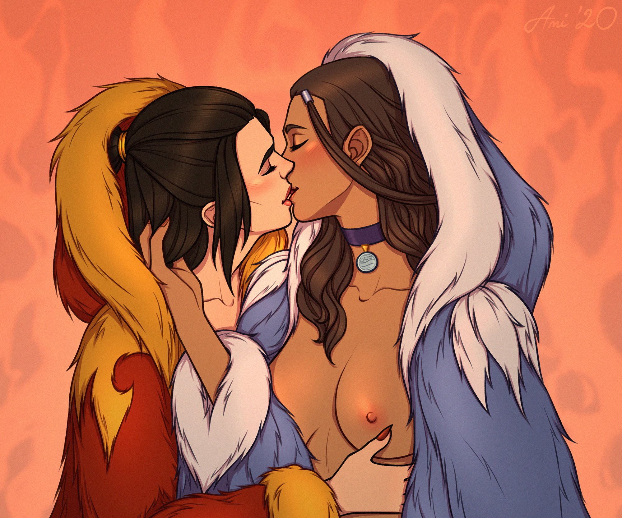 Avatar_the_Last_Airbender Azula Katara KateAmi