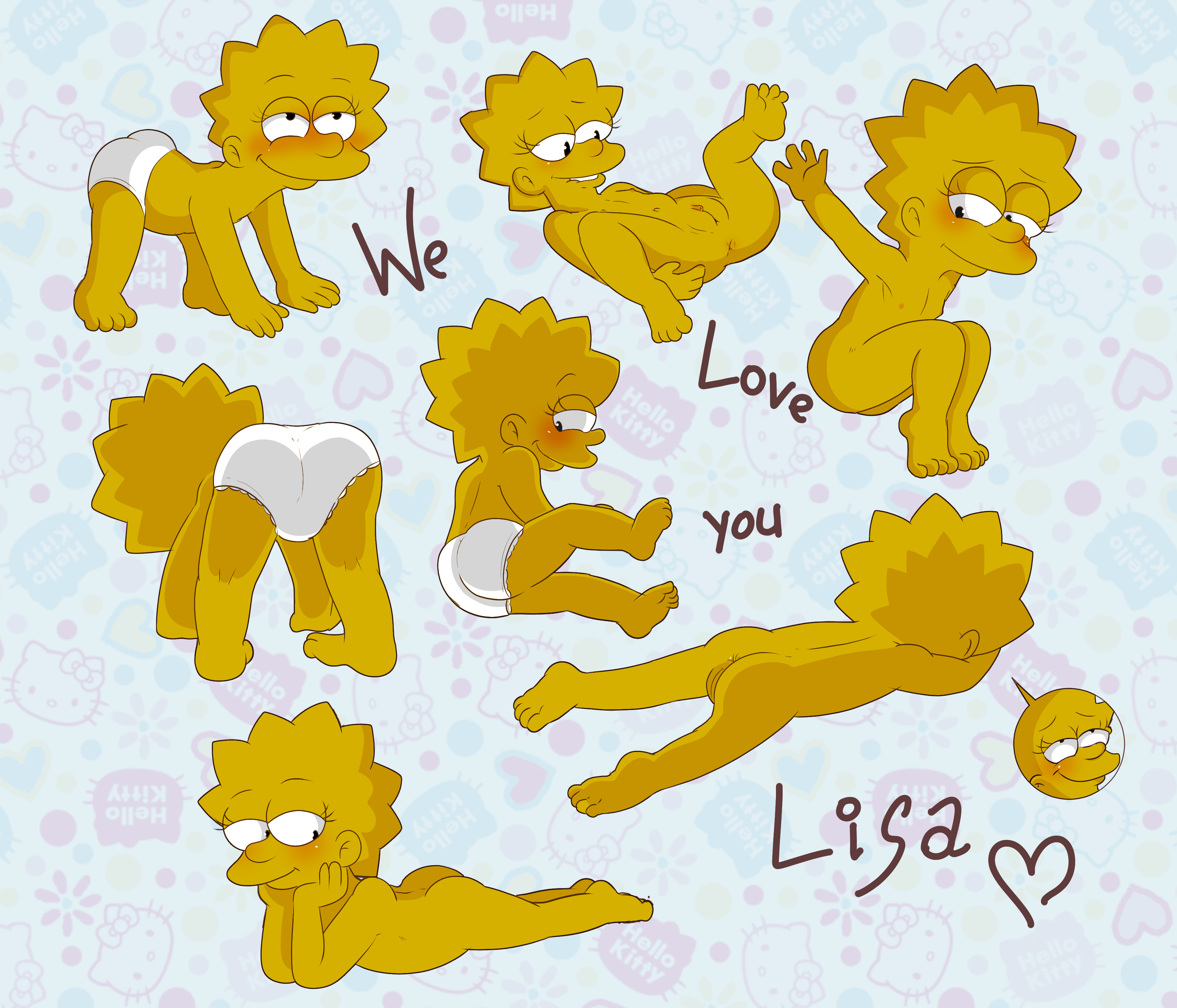Lisa simpson nuda