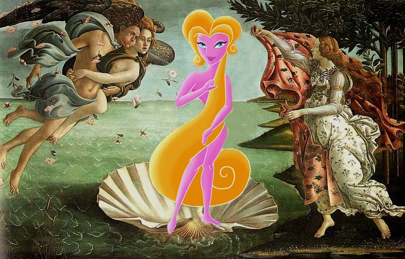 Aphrodite Hercules_(1997_film) Sandro_Botticelli The_Birth_Of_Venus art edit