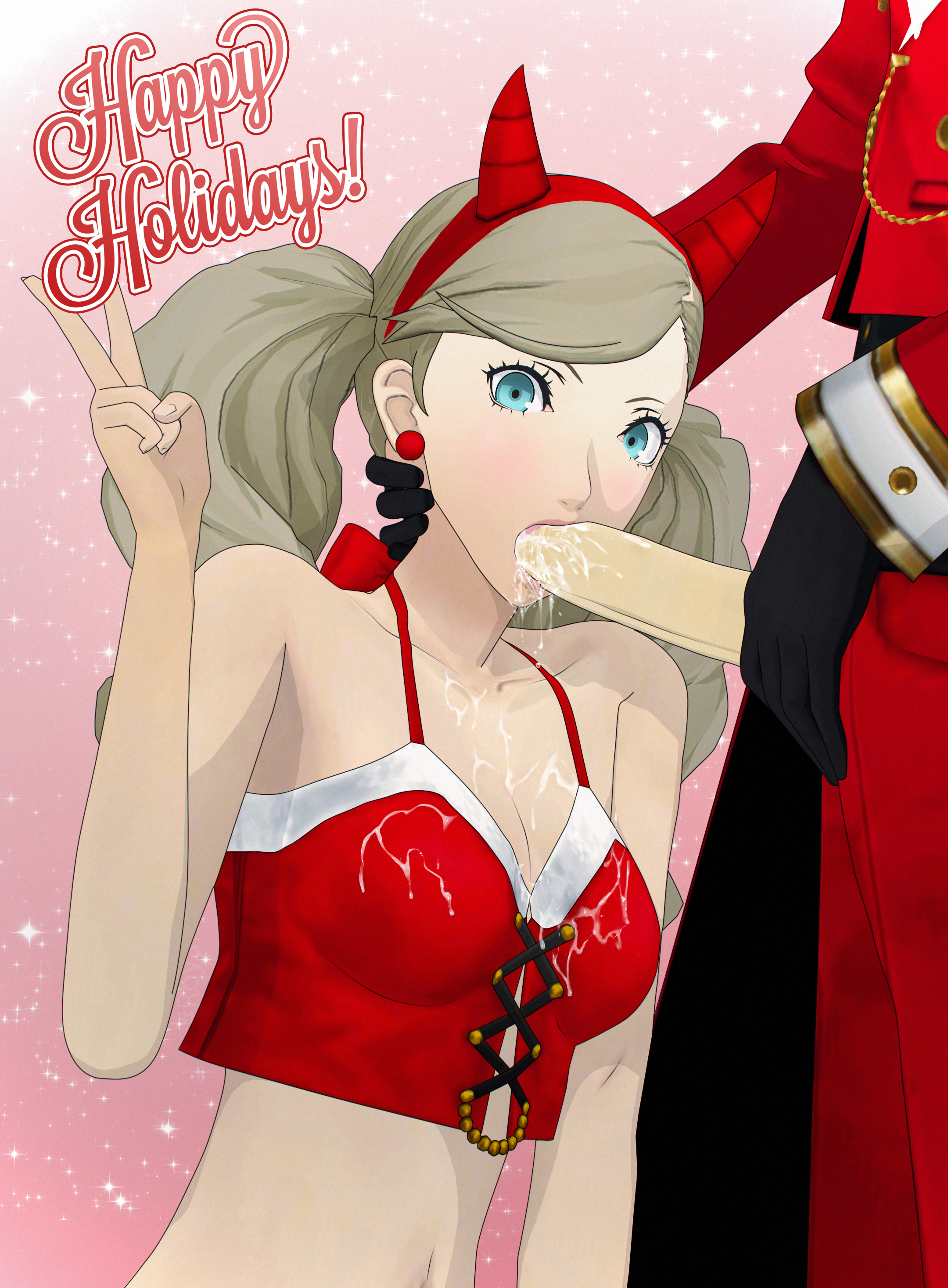 Ann_Takamaki Christmas Eclair_Stones Megami_Tensei Persona_5 Source_Filmmaker