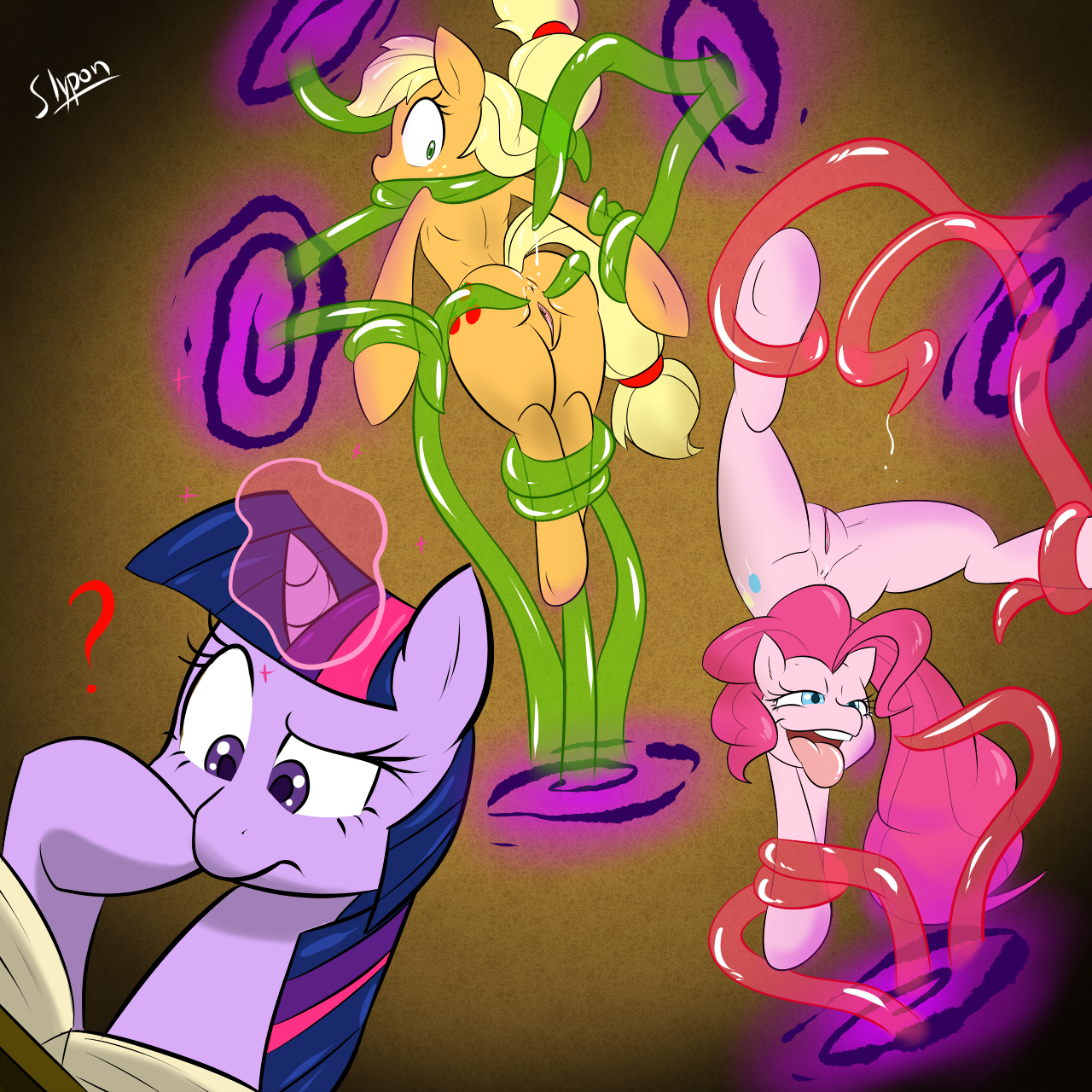 Post 1106815: Applejack Friendship_is_Magic My_Little_Pony Pinkie_Pie  Slypon Twilight_Sparkle