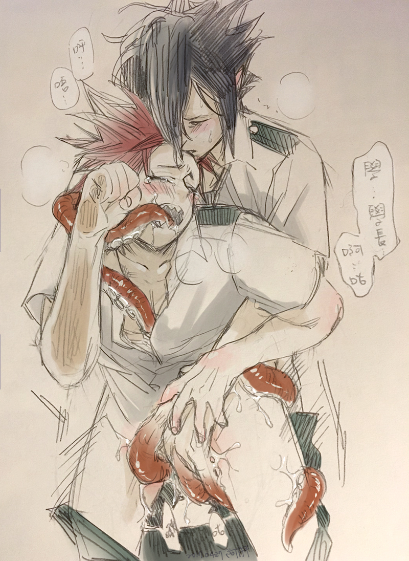 Post 2204951: Eijirou_Kirishima My_Hero_Academia Tamaki_Amajiki