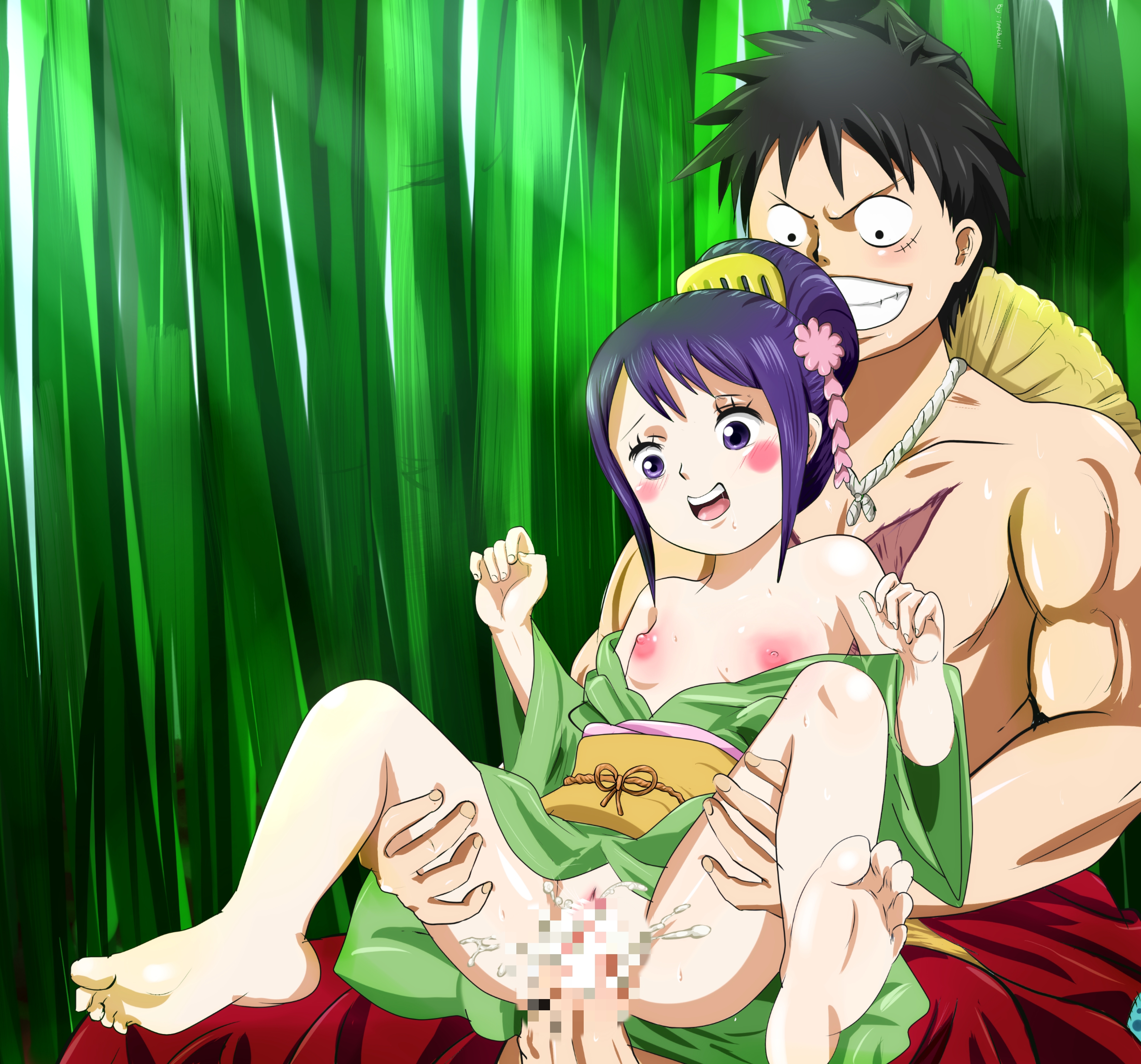 Monkey_D._Luffy One_Piece Takebuchi Tama_Kurozumi