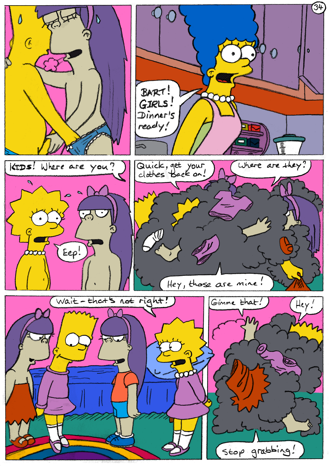 Post 5121517 Bartsimpson Comic Jimmy Lisasimpson Margesimpson Sherrimackleberry Terri