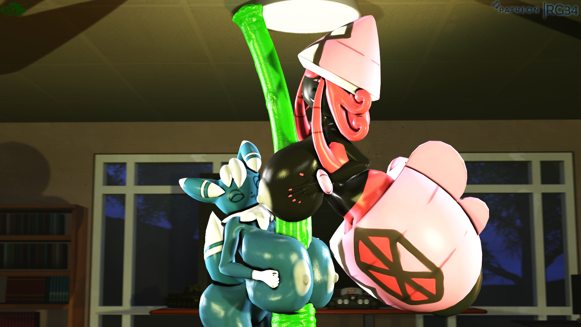 Meowstic Porkyman Source_Filmmaker Tapu_Lele rgtdwtbr