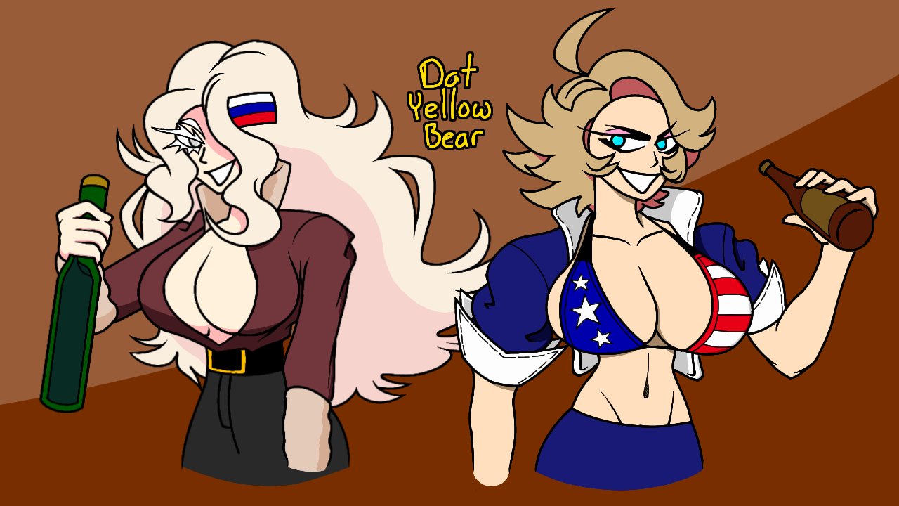 America Countryhumans Russia USA United_States Yuric_inc