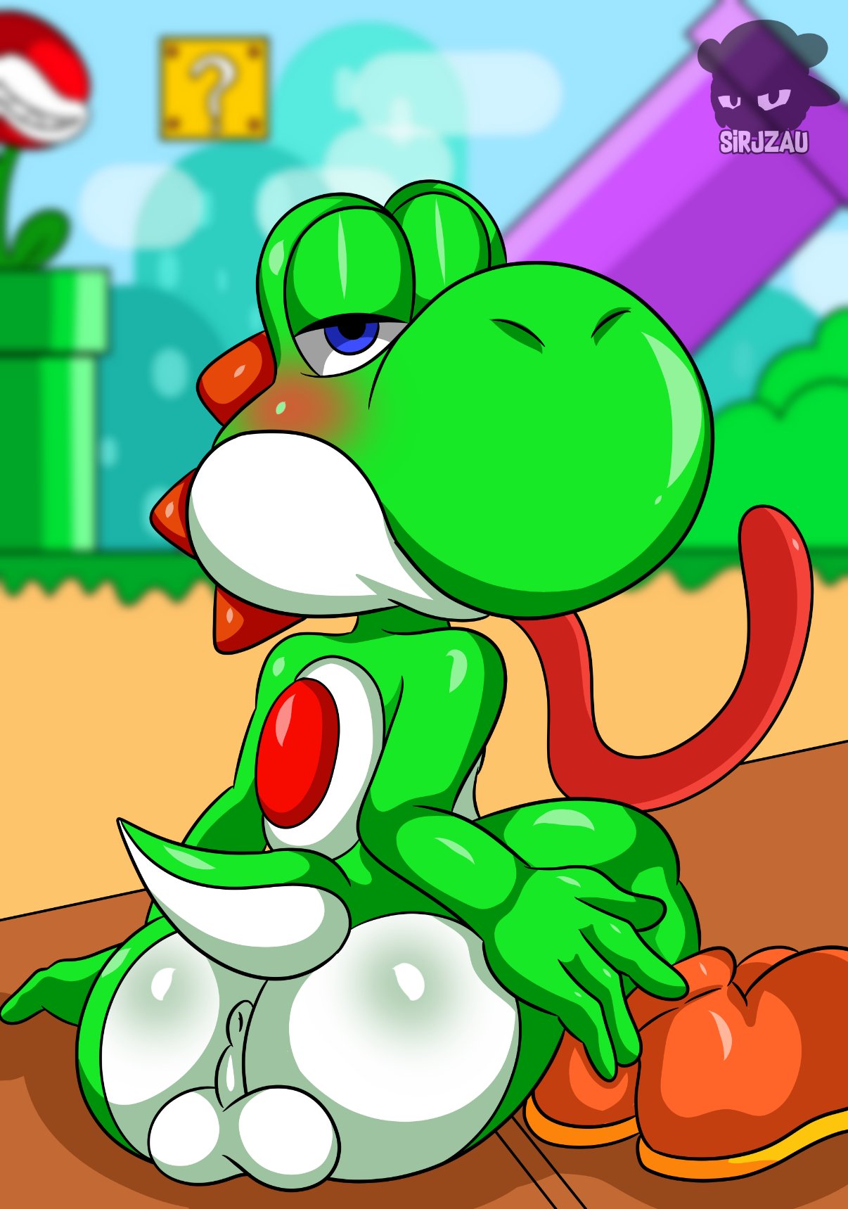 SirJzau Super_Mario_Bros. Yoshi