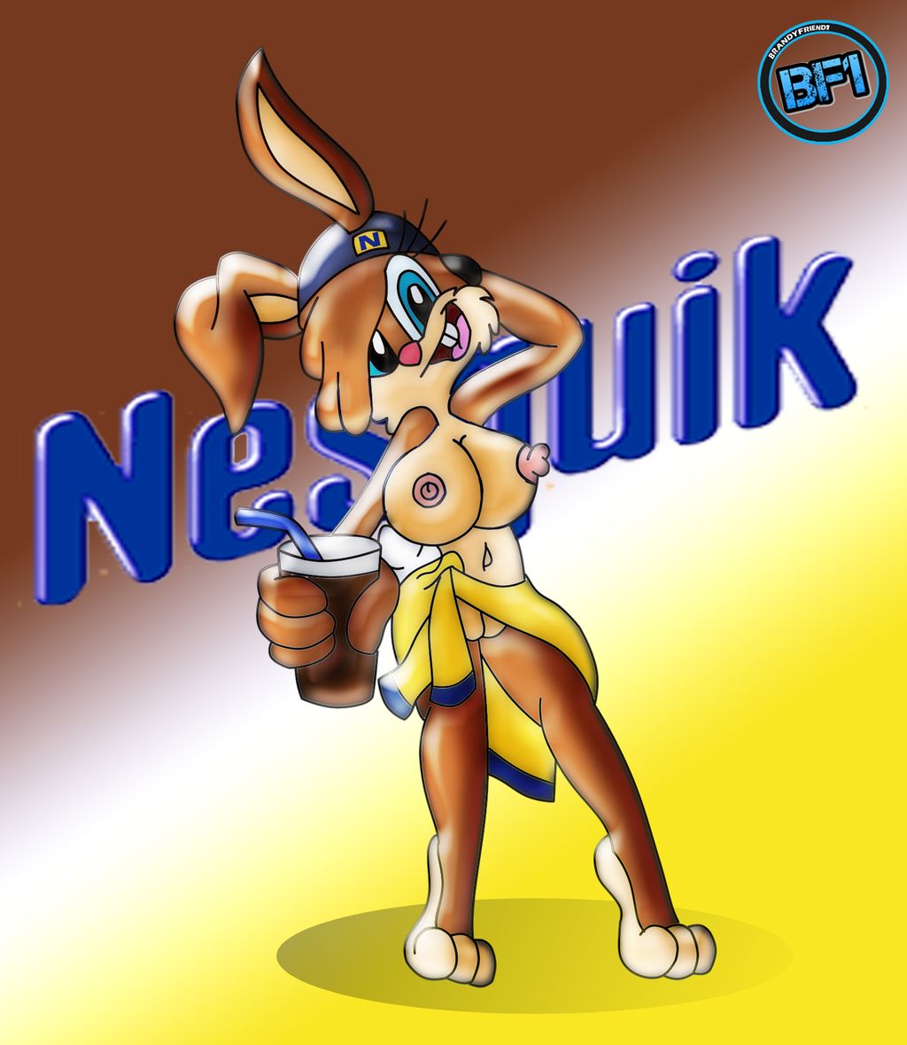 BRANDYFRIEND1 Nesquik Quik_Bunny Rule_63 mascots