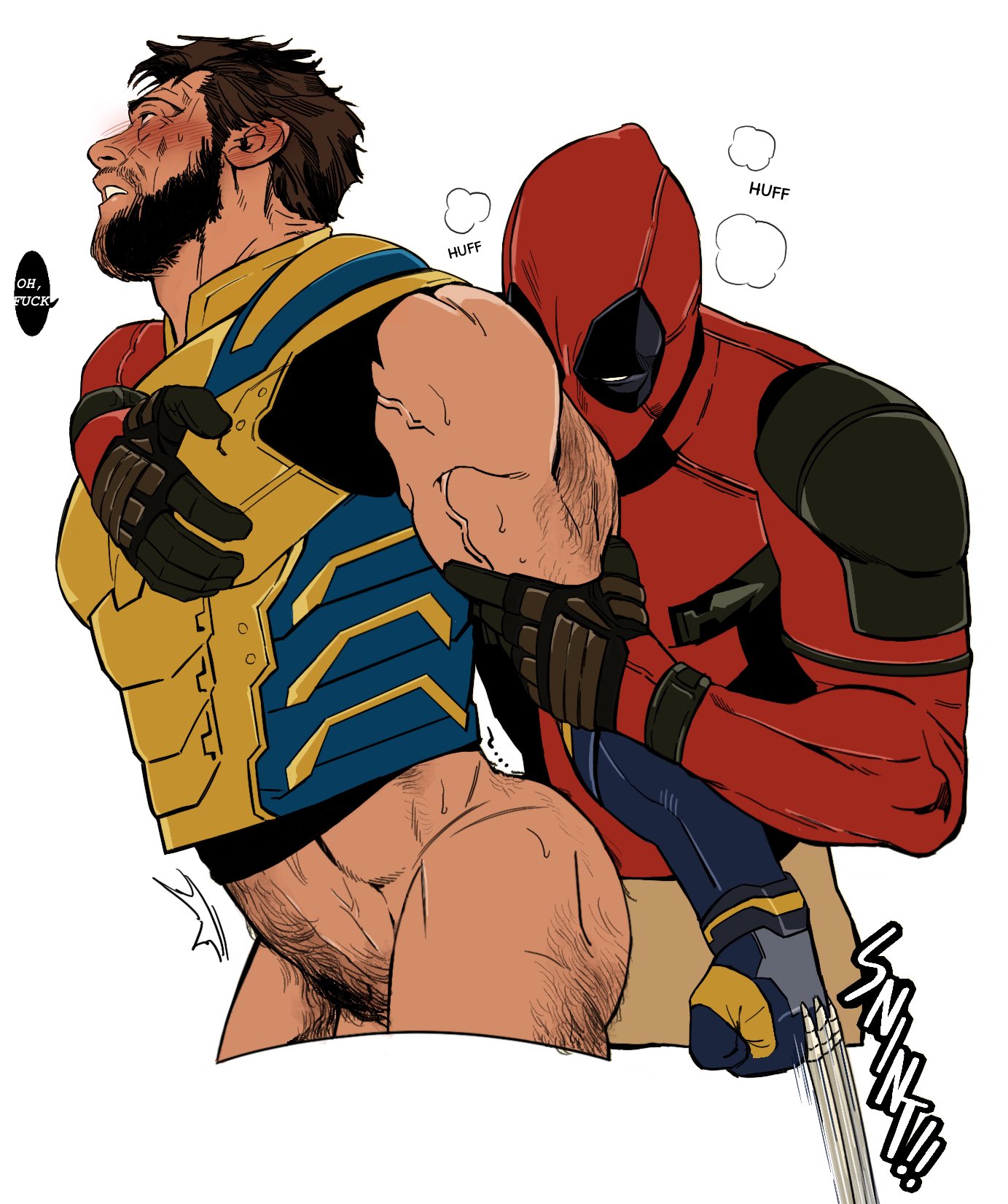 Deadpool Deadpool_(series) Marvel Wolverine X-Men bonjourdraws