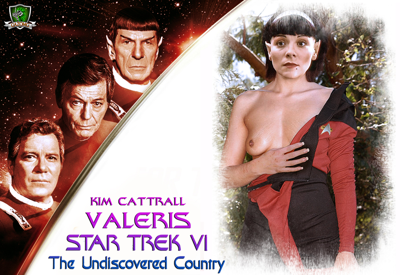 DeForest_Kelley Gazomg James_T._Kirk Kim_Cattrall Leonard_McCoy Leonard_Nimoy Spock Star_Trek Star_Trek_VI_The_Undiscovered_Country Valeris William_Shatner fakes