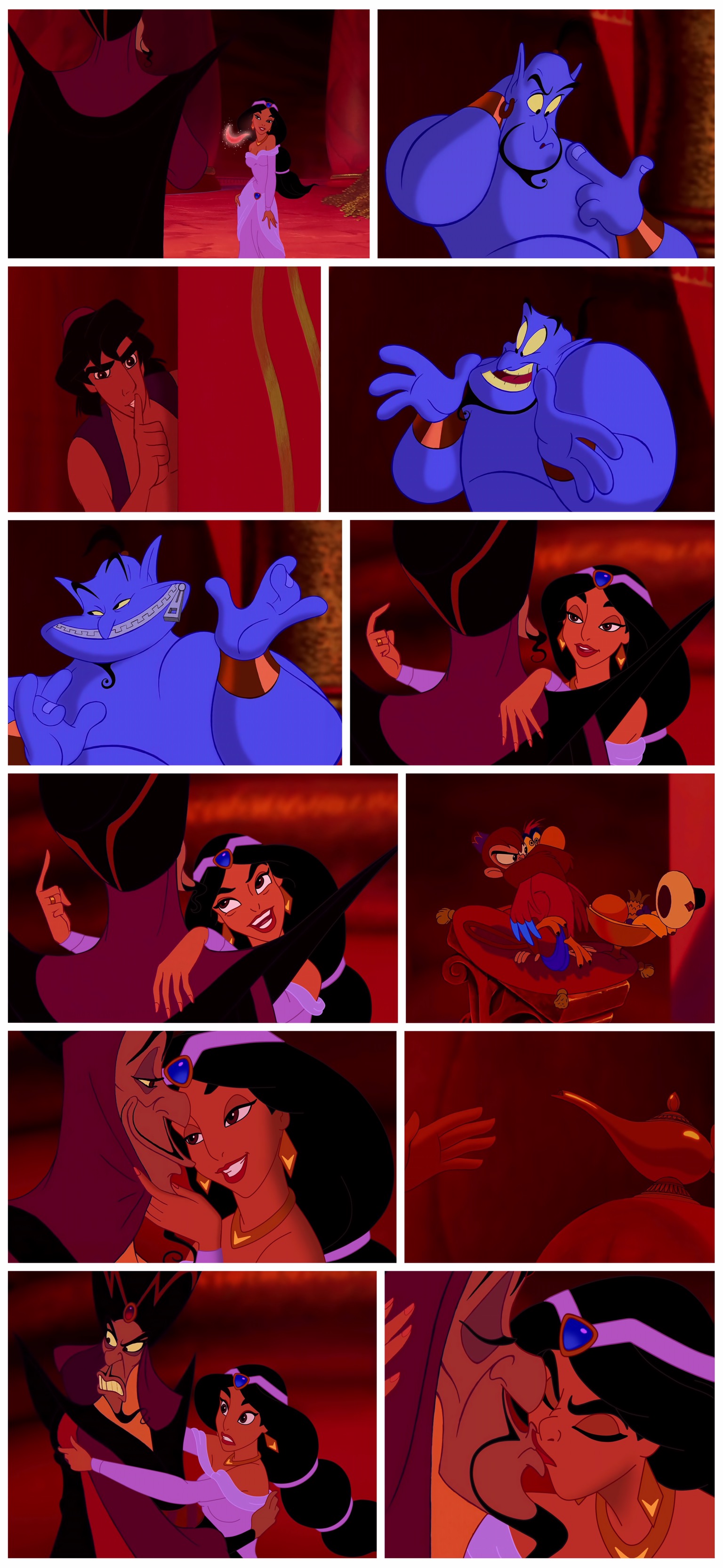 Abu Aladdin Aladdin_(series) Genie Iago Jafar Jasmine