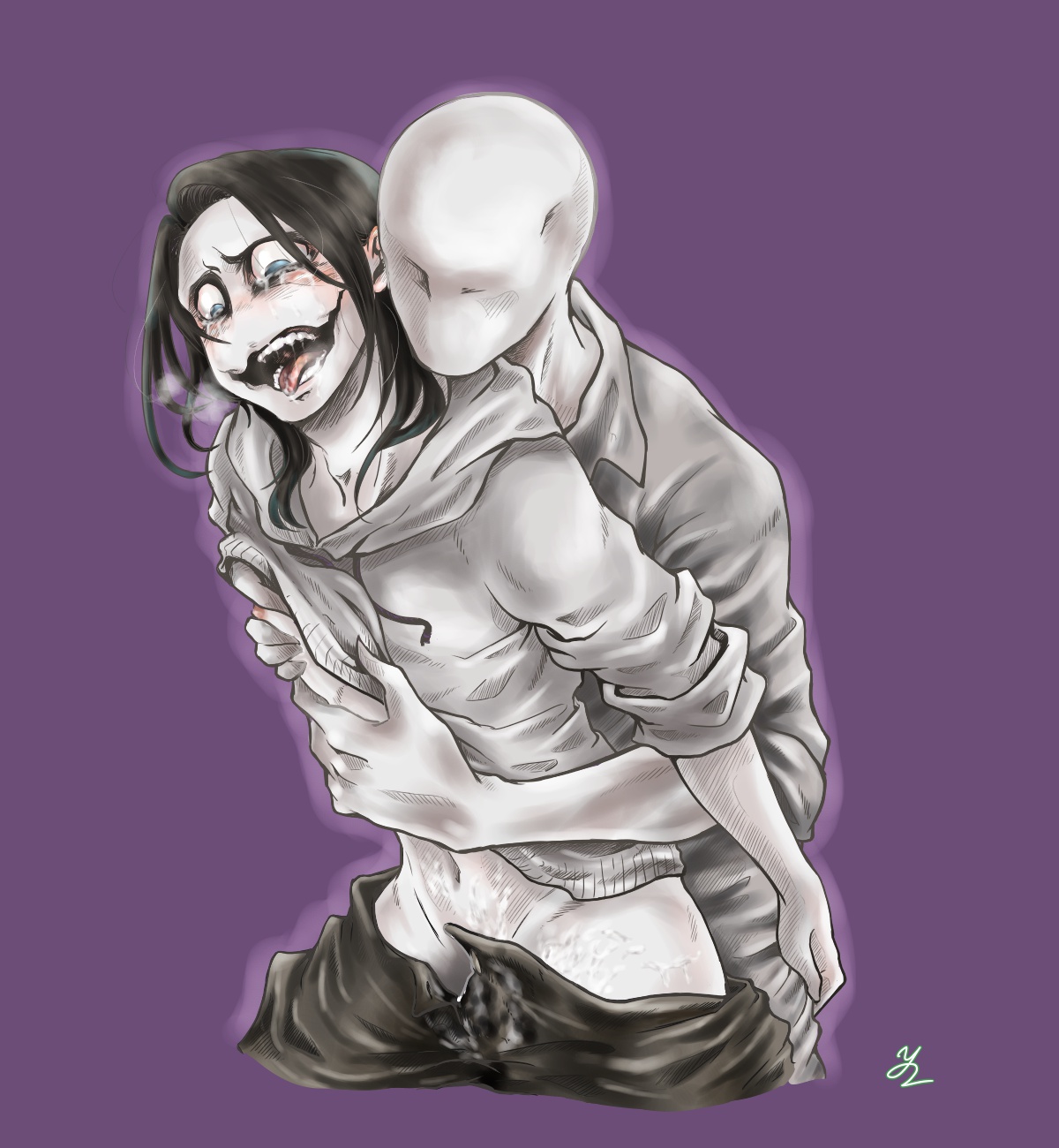 Jeff the killer x slenderman