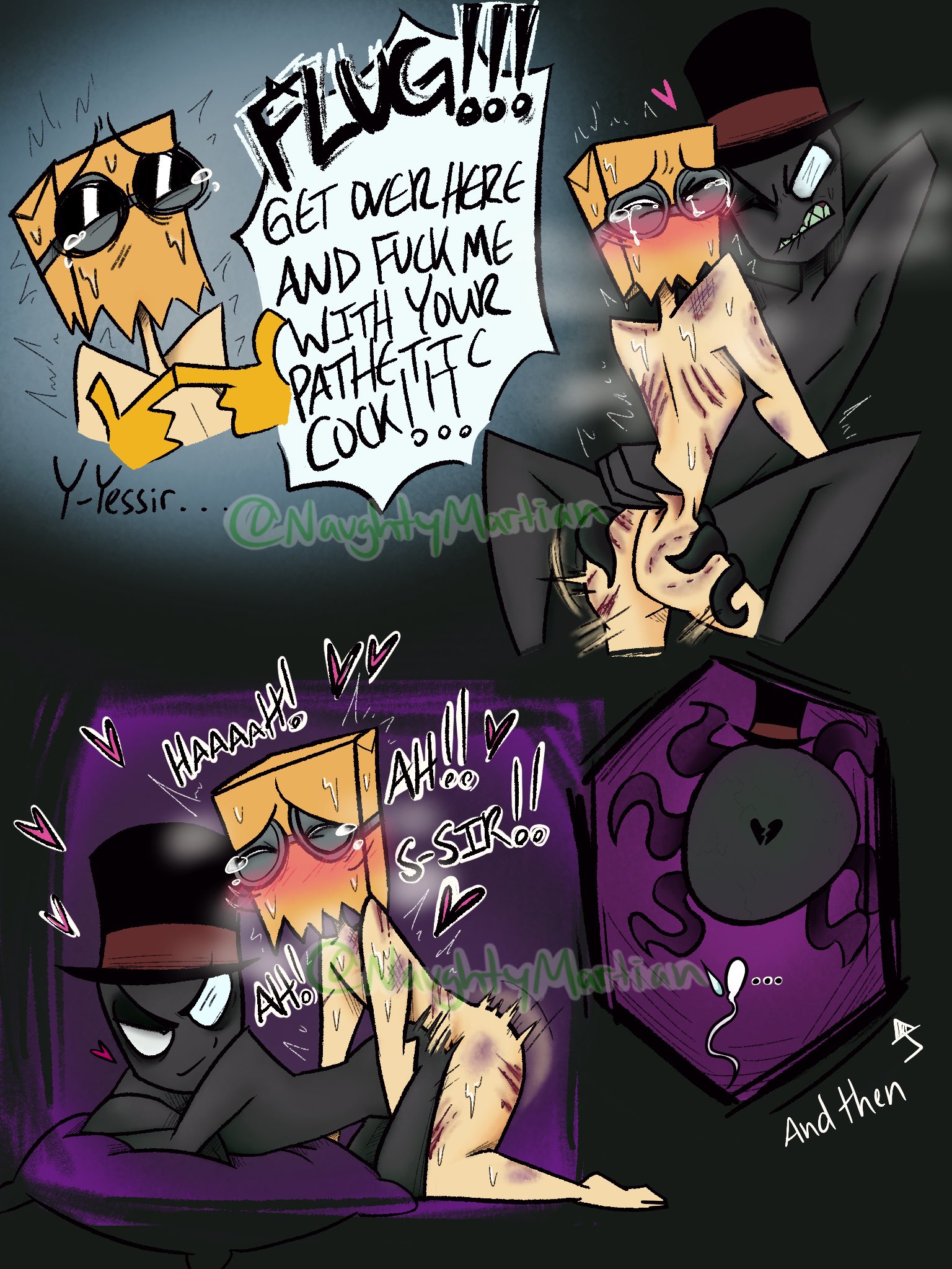 Villainous dr flug x black hat